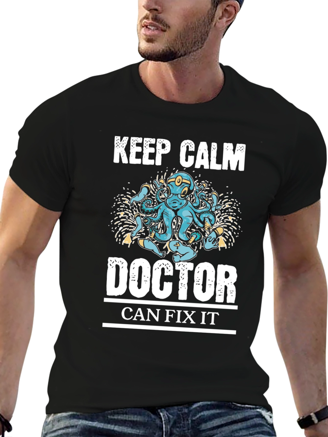 Keep Calm Doctor Can Fix It Graphic Tee