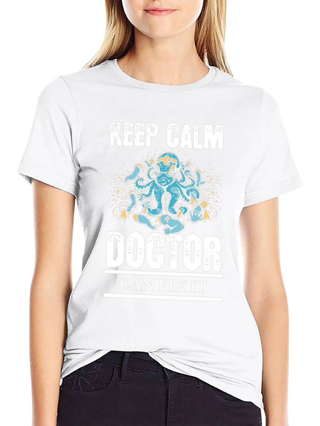 Keep Calm Doctor Can Fix It Graphic Tee