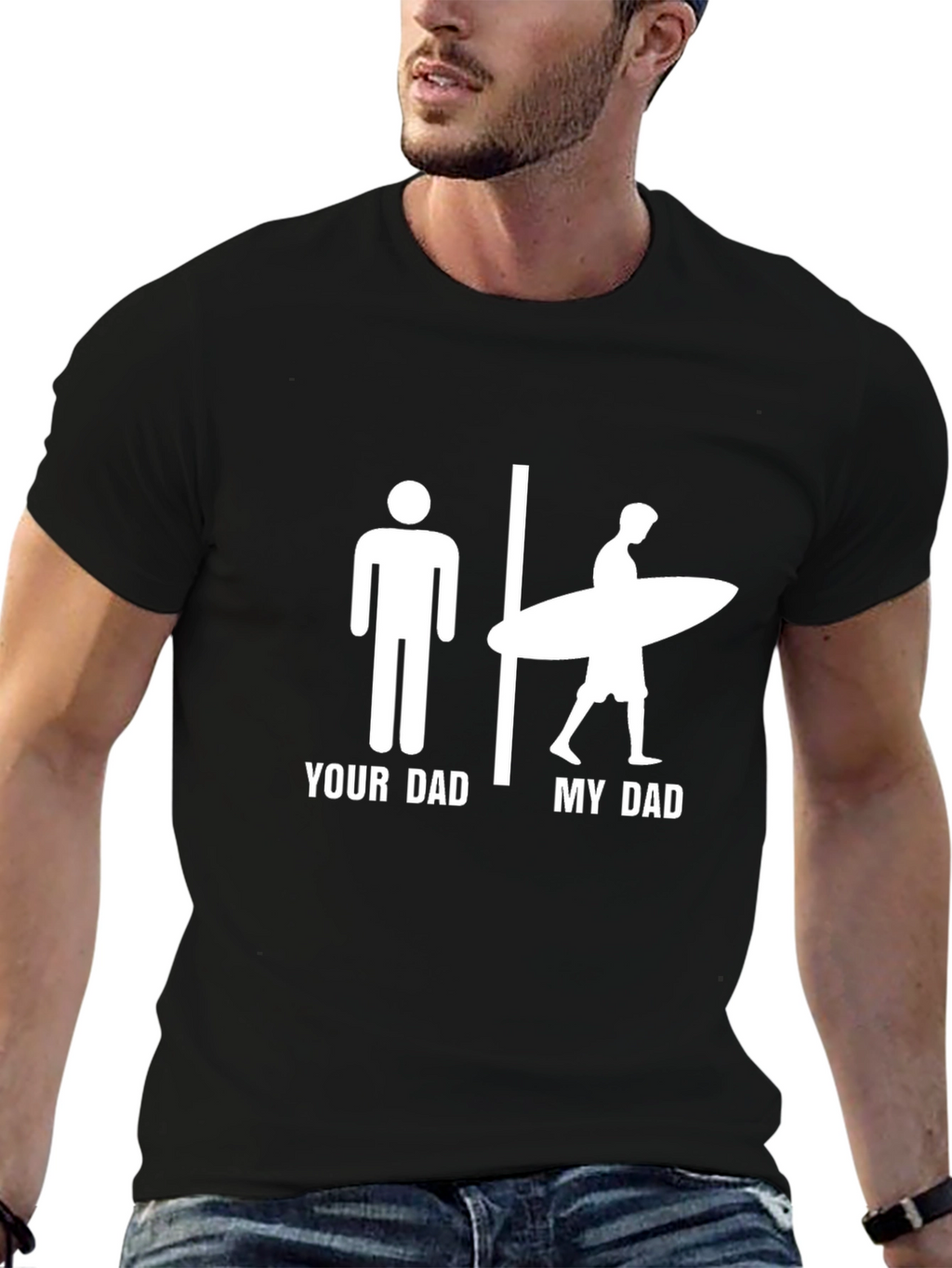 Funny Your Dad My Dad Surfer T-Shirt