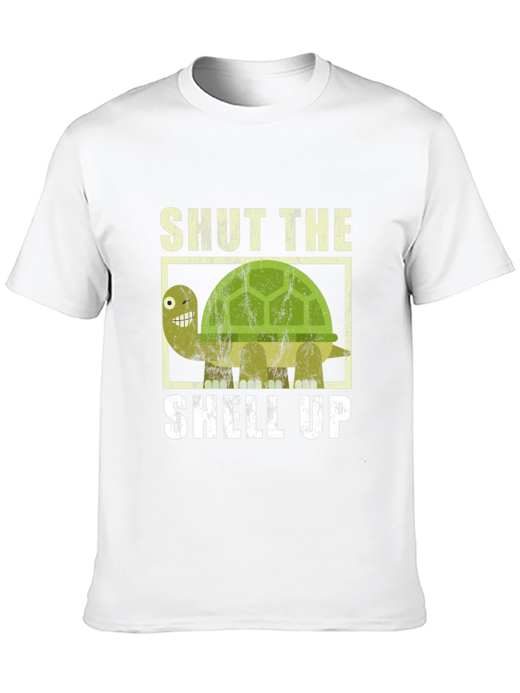Shut The Shell Up Turtle Graphic T-Shirt