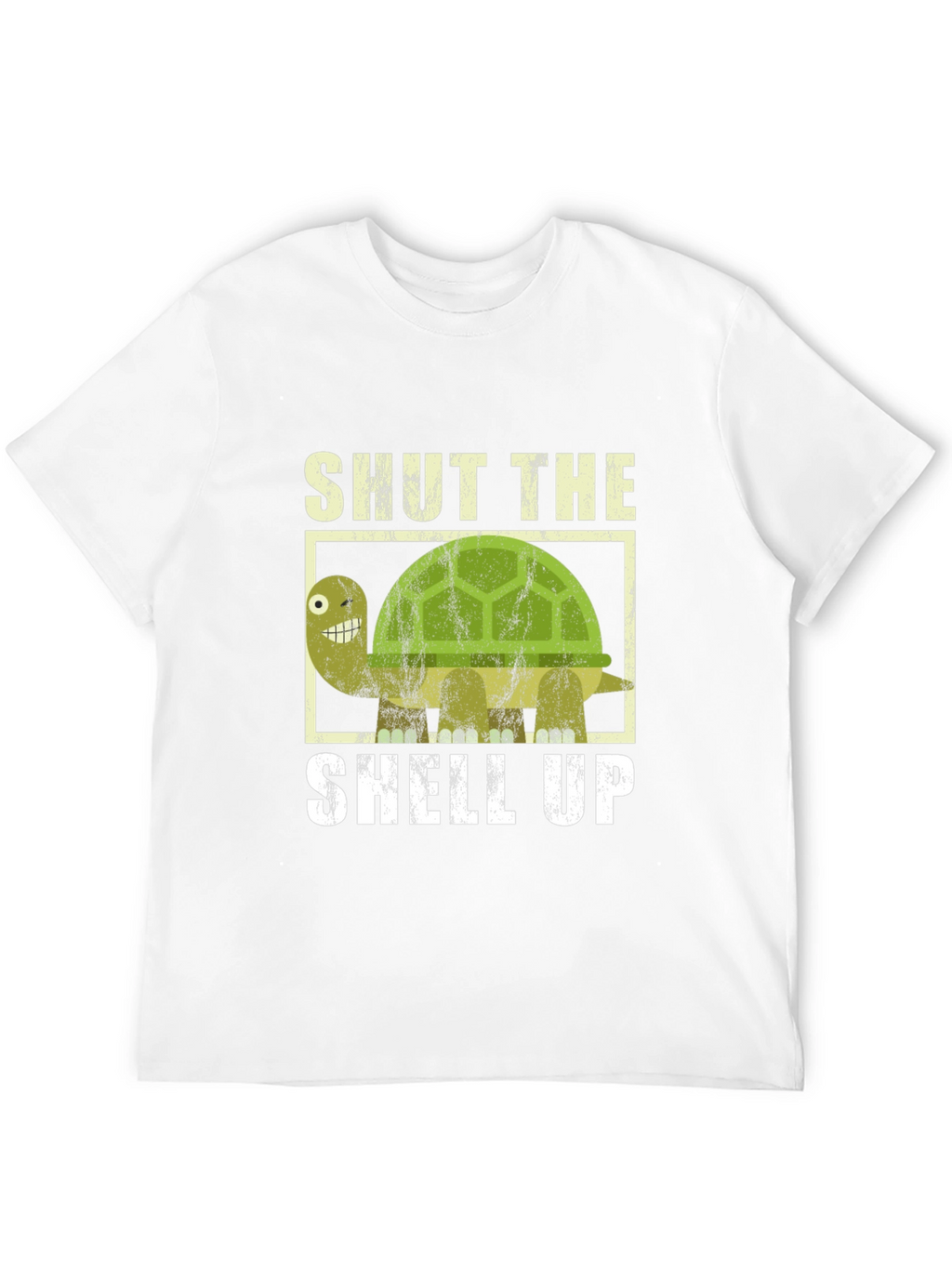 Shut The Shell Up Turtle Graphic T-Shirt