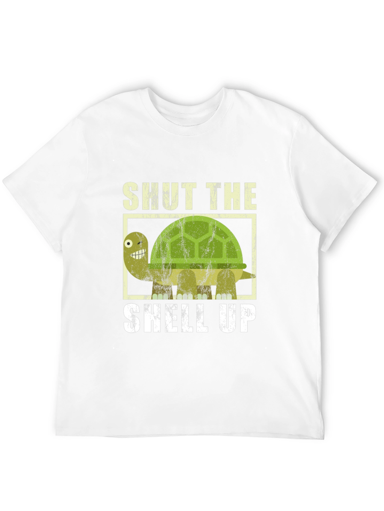 Shut The Shell Up Turtle Graphic T-Shirt