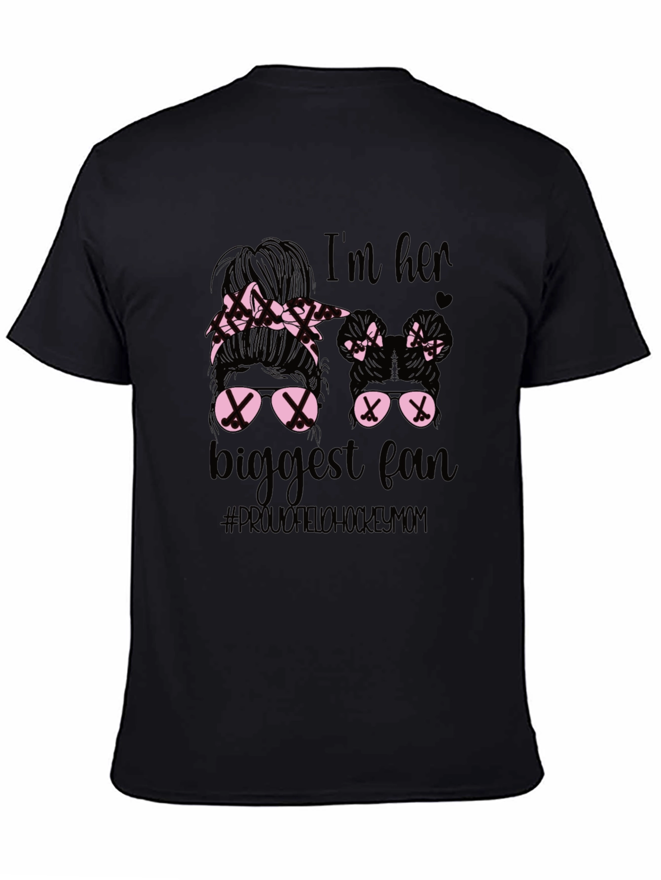 Im Her Biggest Fan Hockey Mom T-Shirt