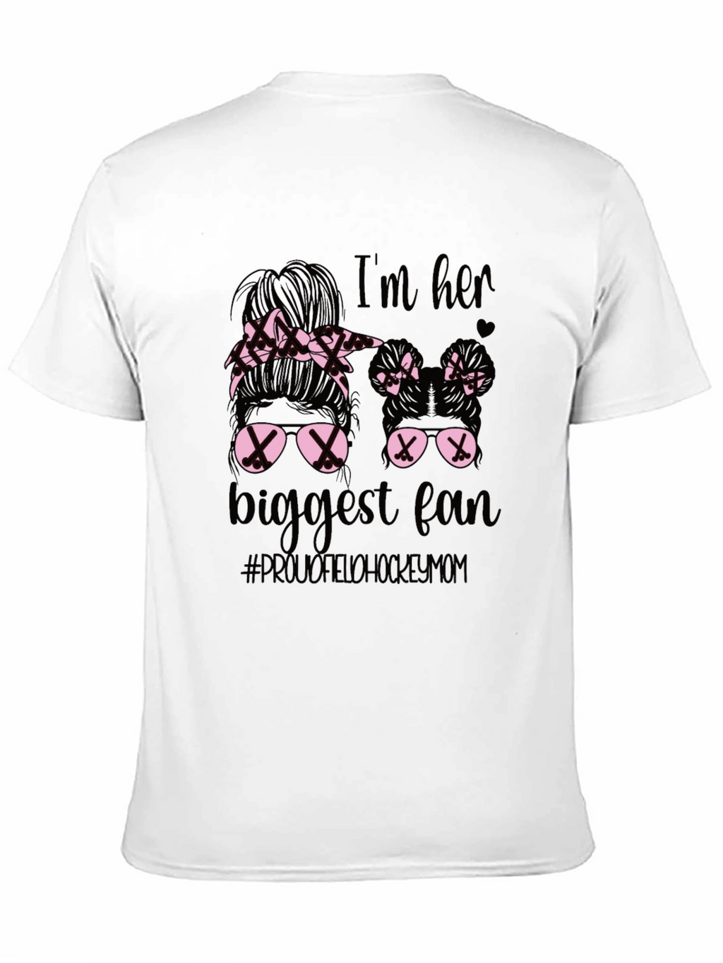 Im Her Biggest Fan Hockey Mom T-Shirt