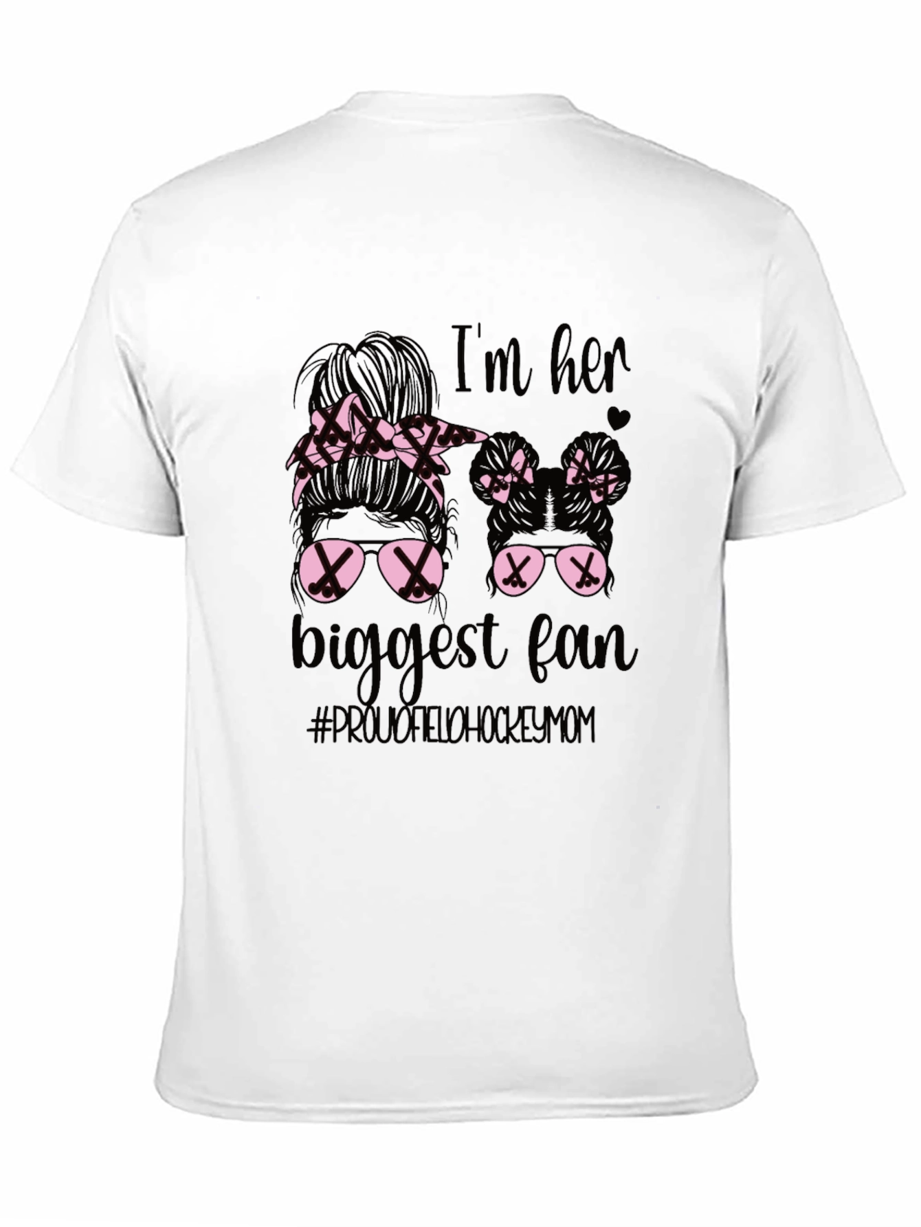 Im Her Biggest Fan Hockey Mom T-Shirt