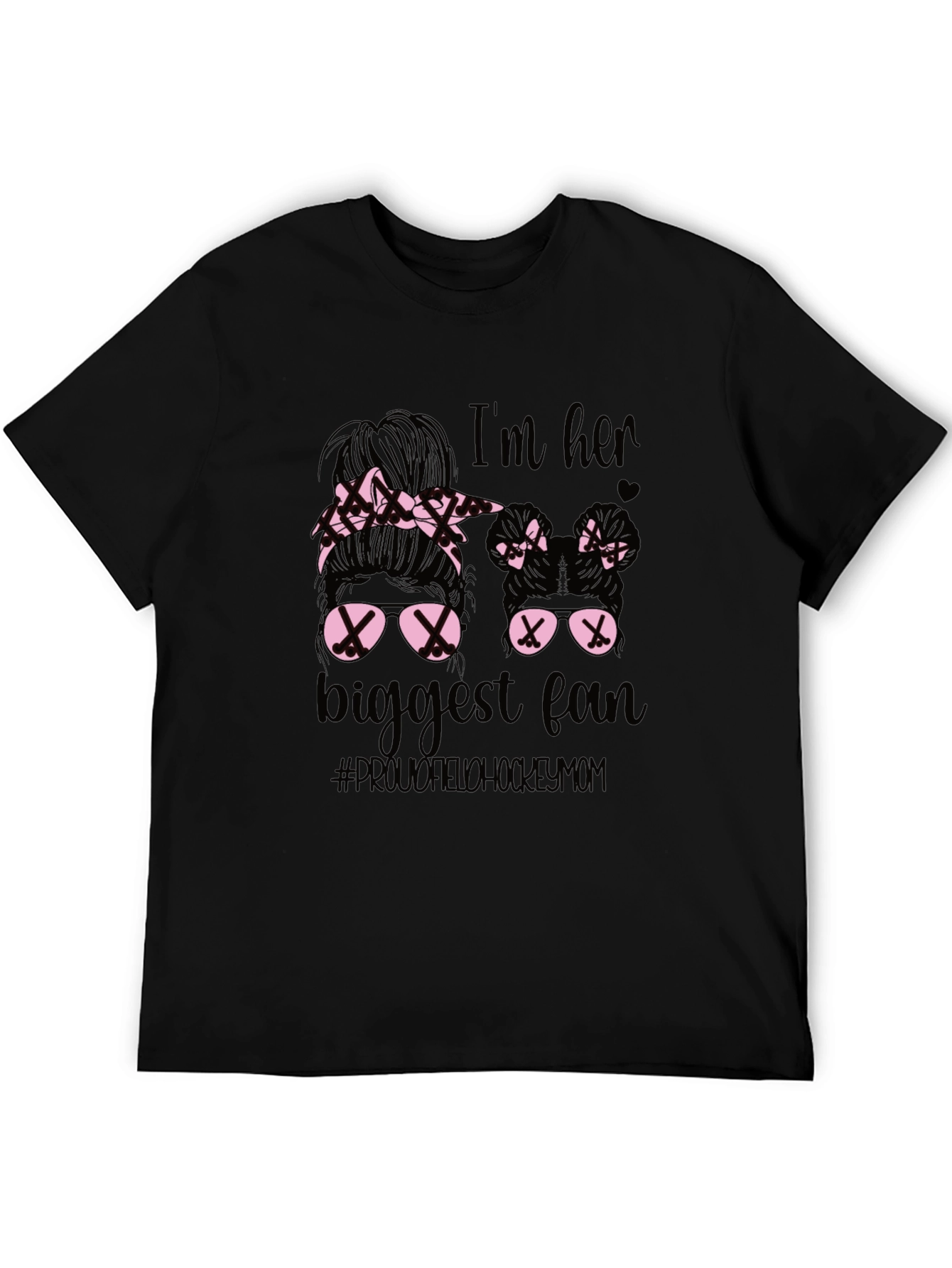 Im Her Biggest Fan Hockey Mom T-Shirt