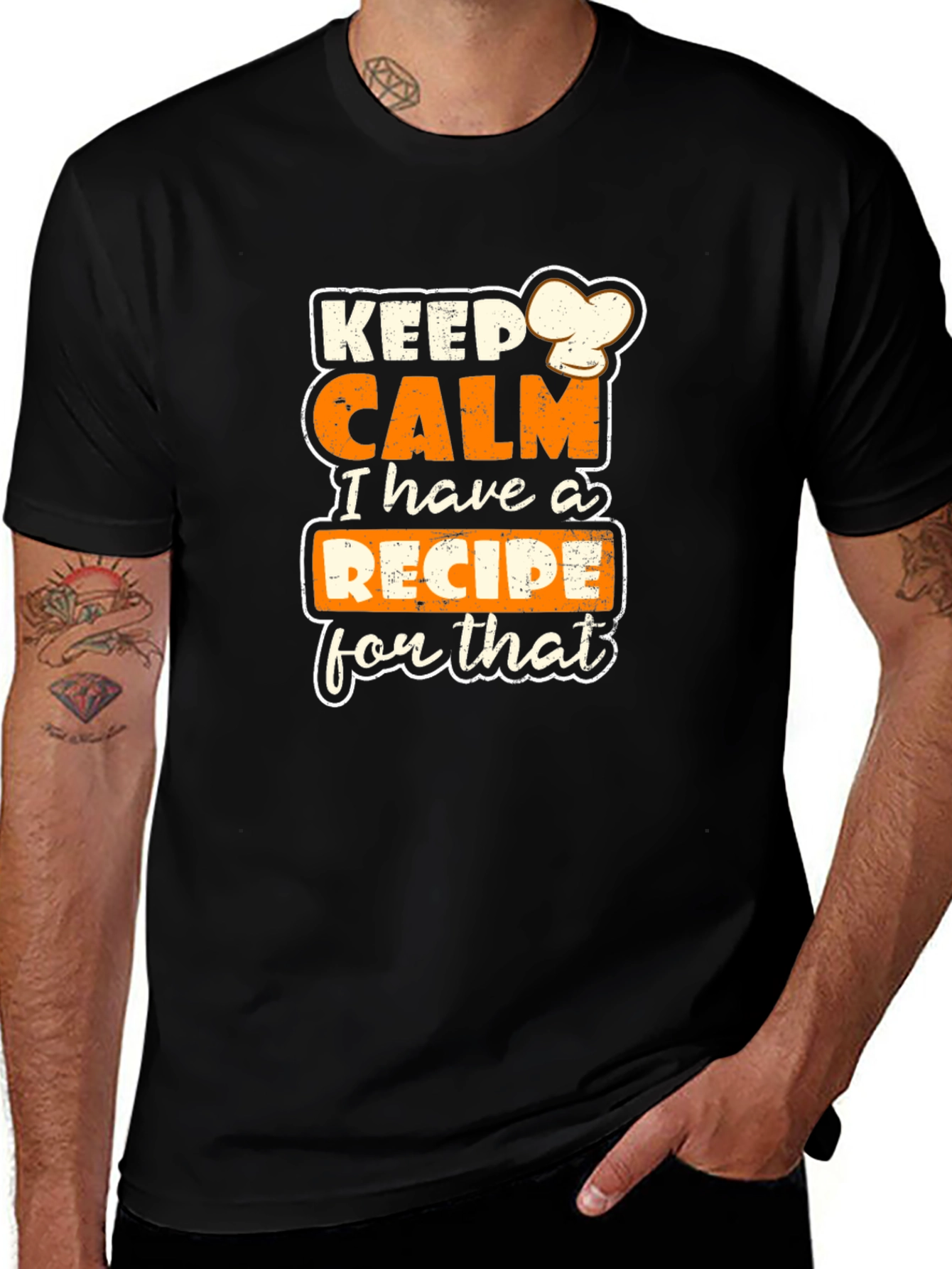 Keep Calm Recipe T-Shirt - Funny Cooking Gift