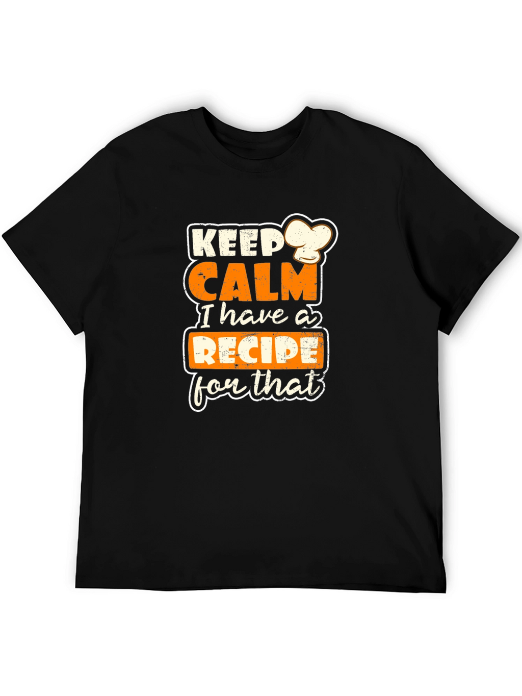 Keep Calm Recipe T-Shirt - Funny Cooking Gift