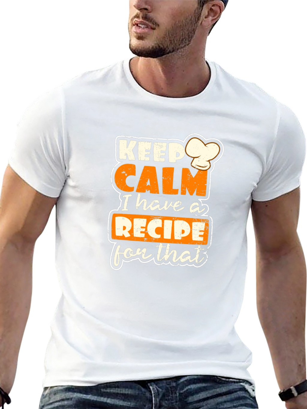 Keep Calm Recipe T-Shirt - Funny Cooking Gift