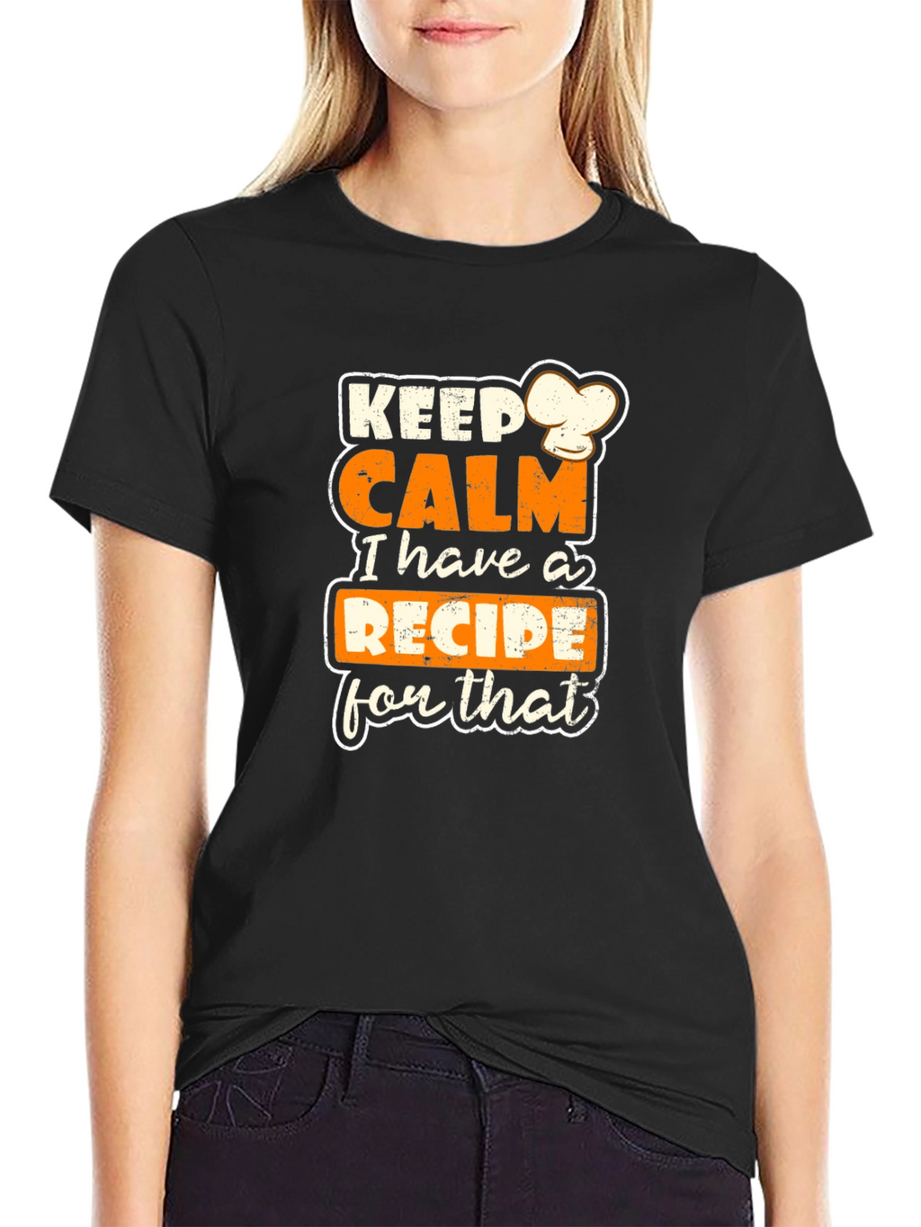 Keep Calm Recipe T-Shirt - Funny Cooking Gift