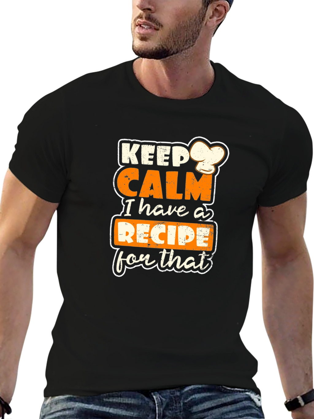 Keep Calm Recipe T-Shirt - Funny Cooking Gift