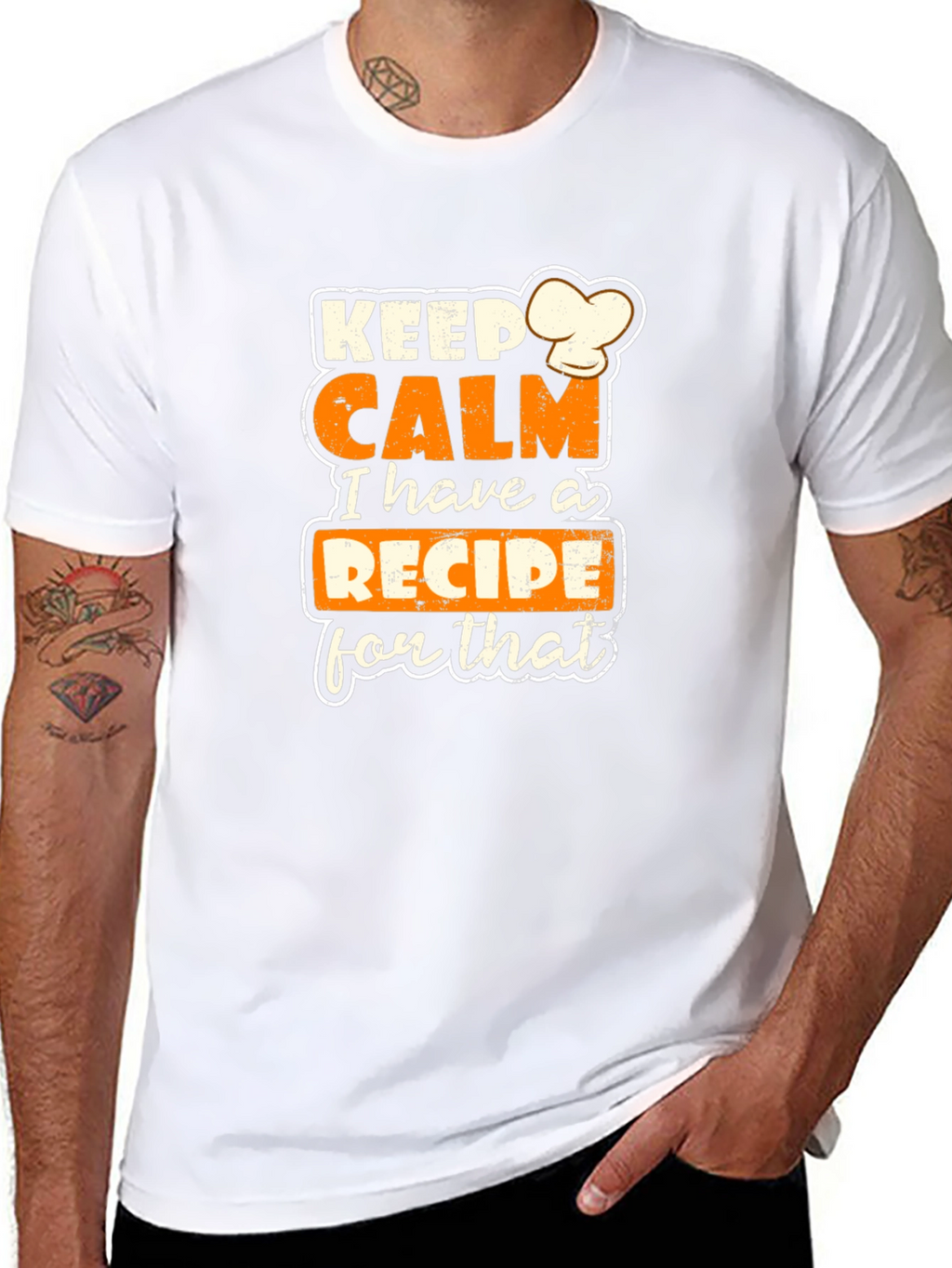 Keep Calm Recipe T-Shirt - Funny Cooking Gift