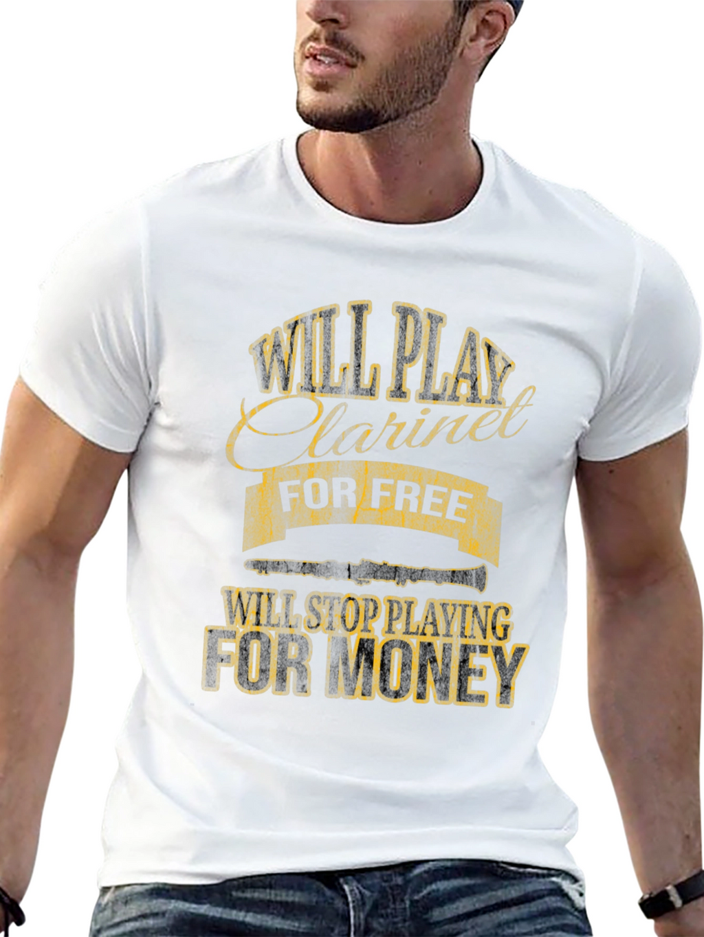 Will Play Clarinet for Free Funny T-Shirt