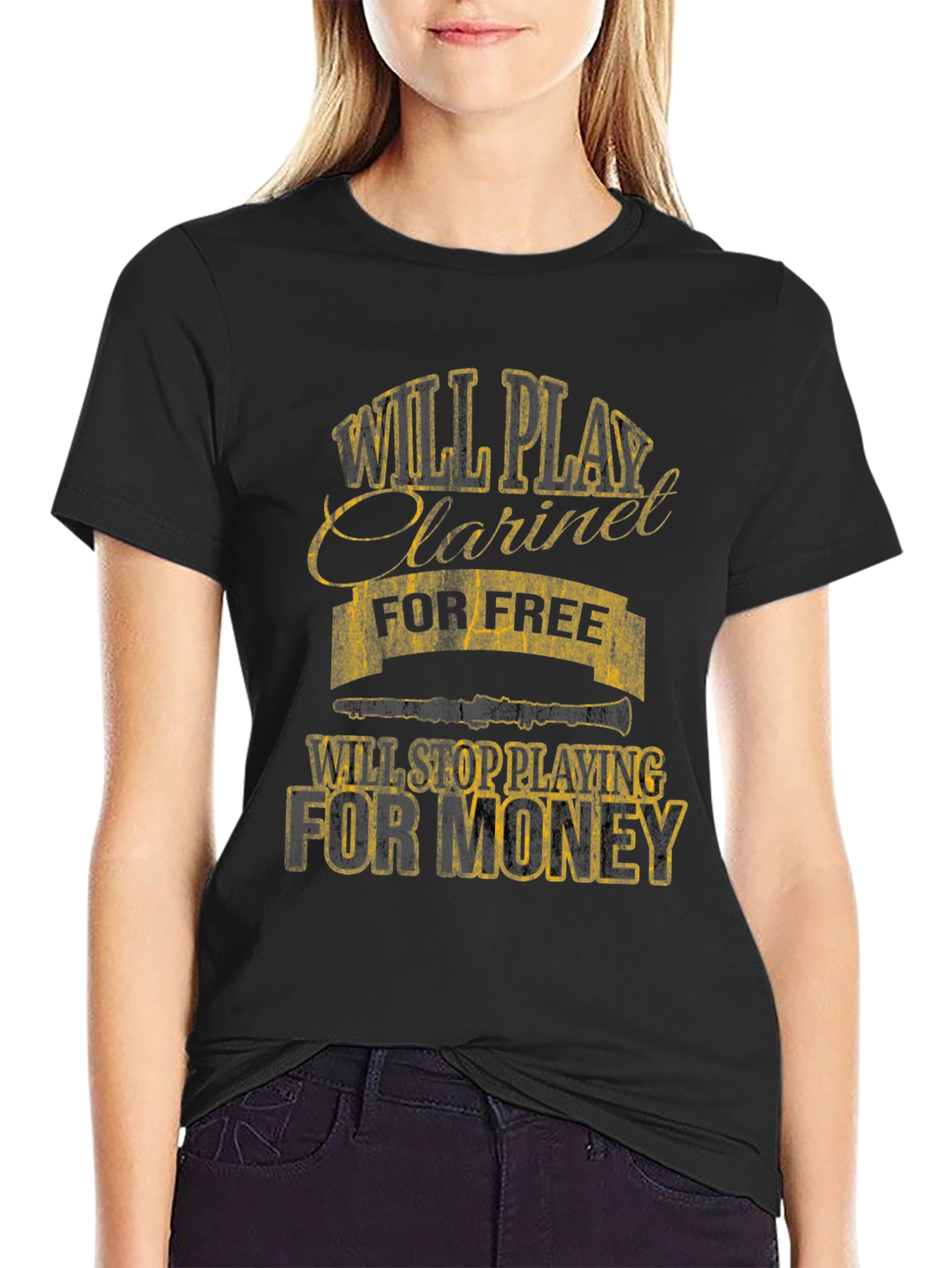 Will Play Clarinet for Free Funny T-Shirt
