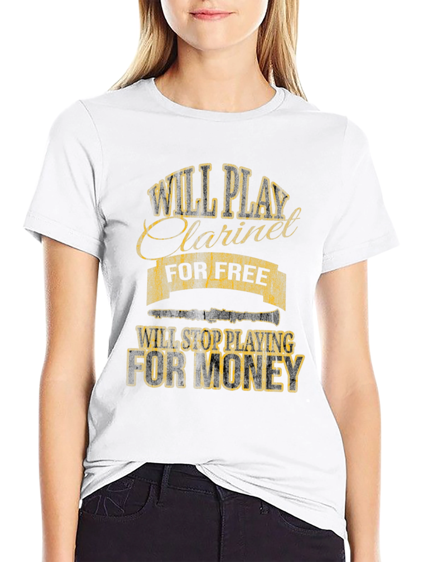 Will Play Clarinet for Free Funny T-Shirt