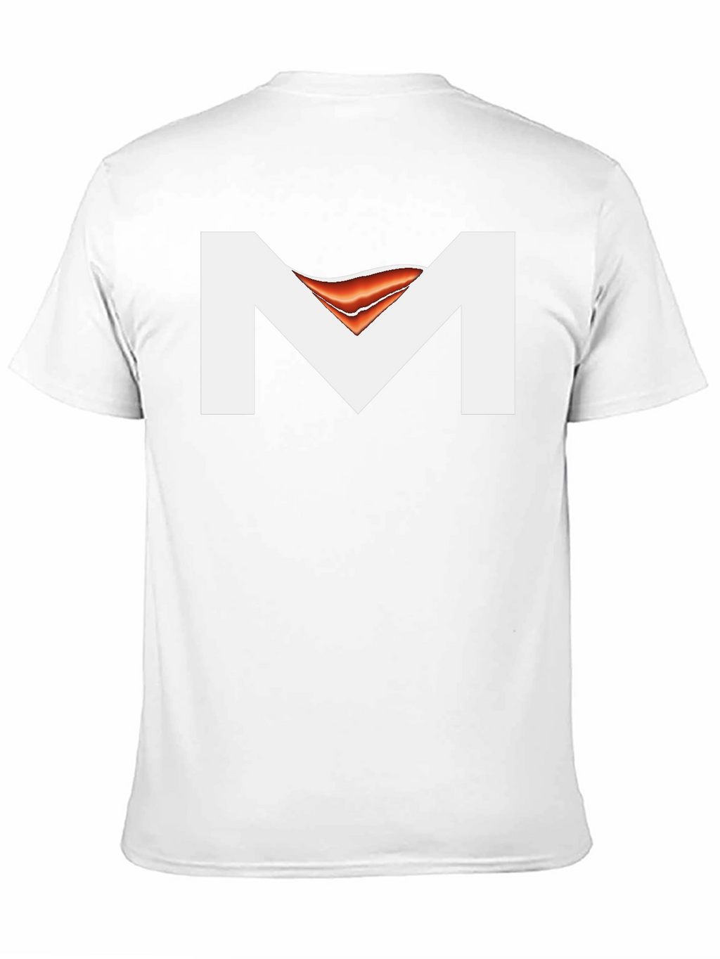 Black T-Shirt with Abstract M Design