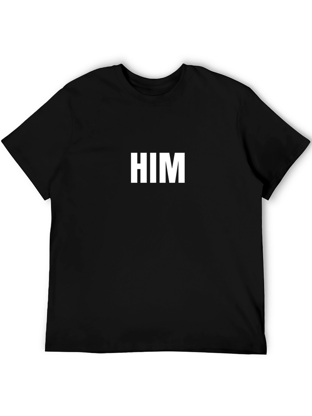 HIM Graphic Tee - Modern Black T-Shirt