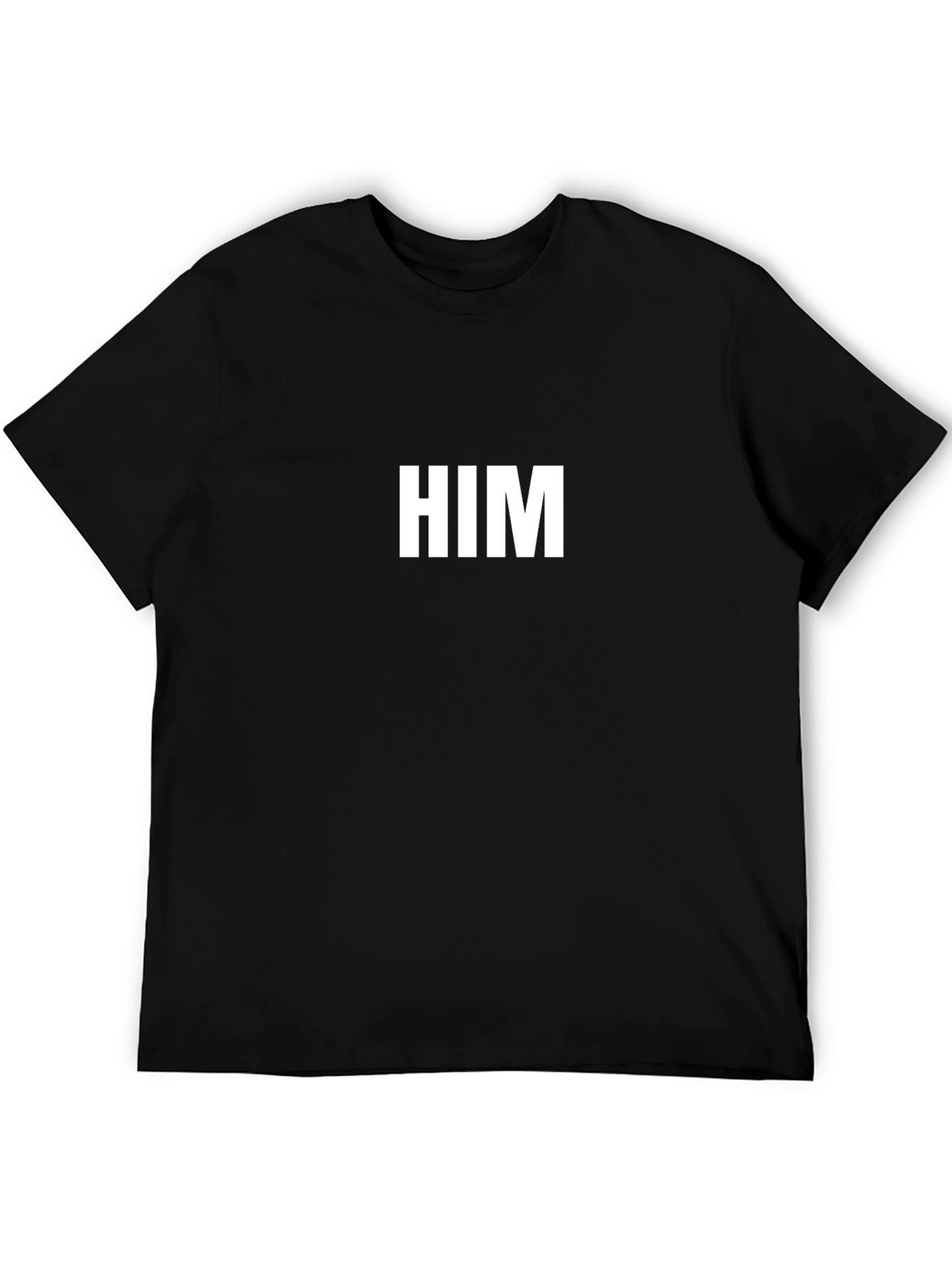 HIM Graphic Tee - Modern Black T-Shirt
