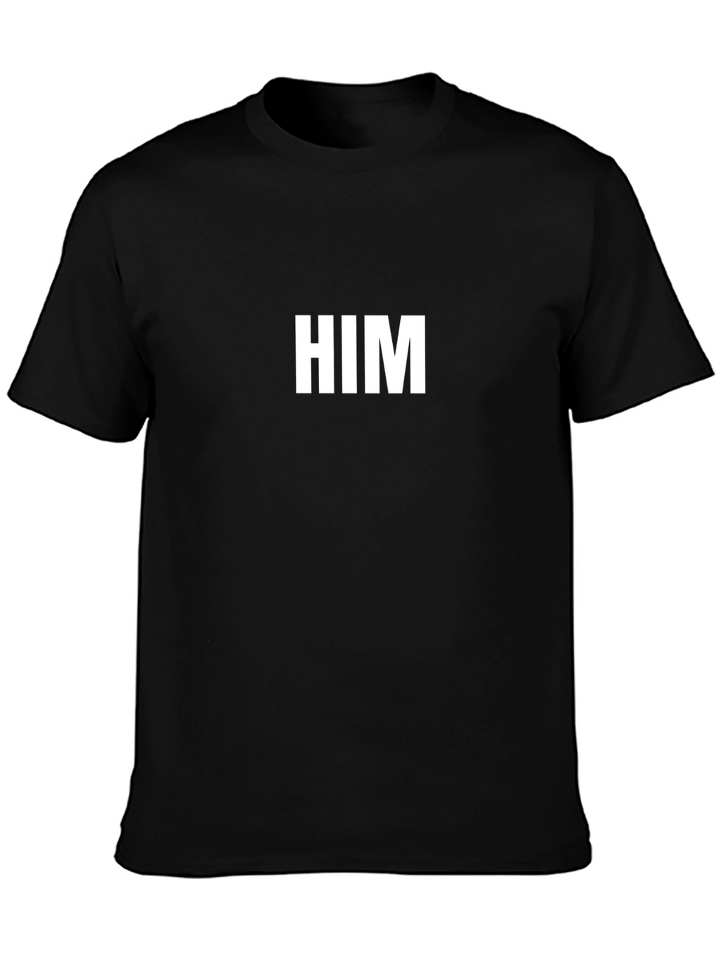HIM Graphic Tee - Modern Black T-Shirt