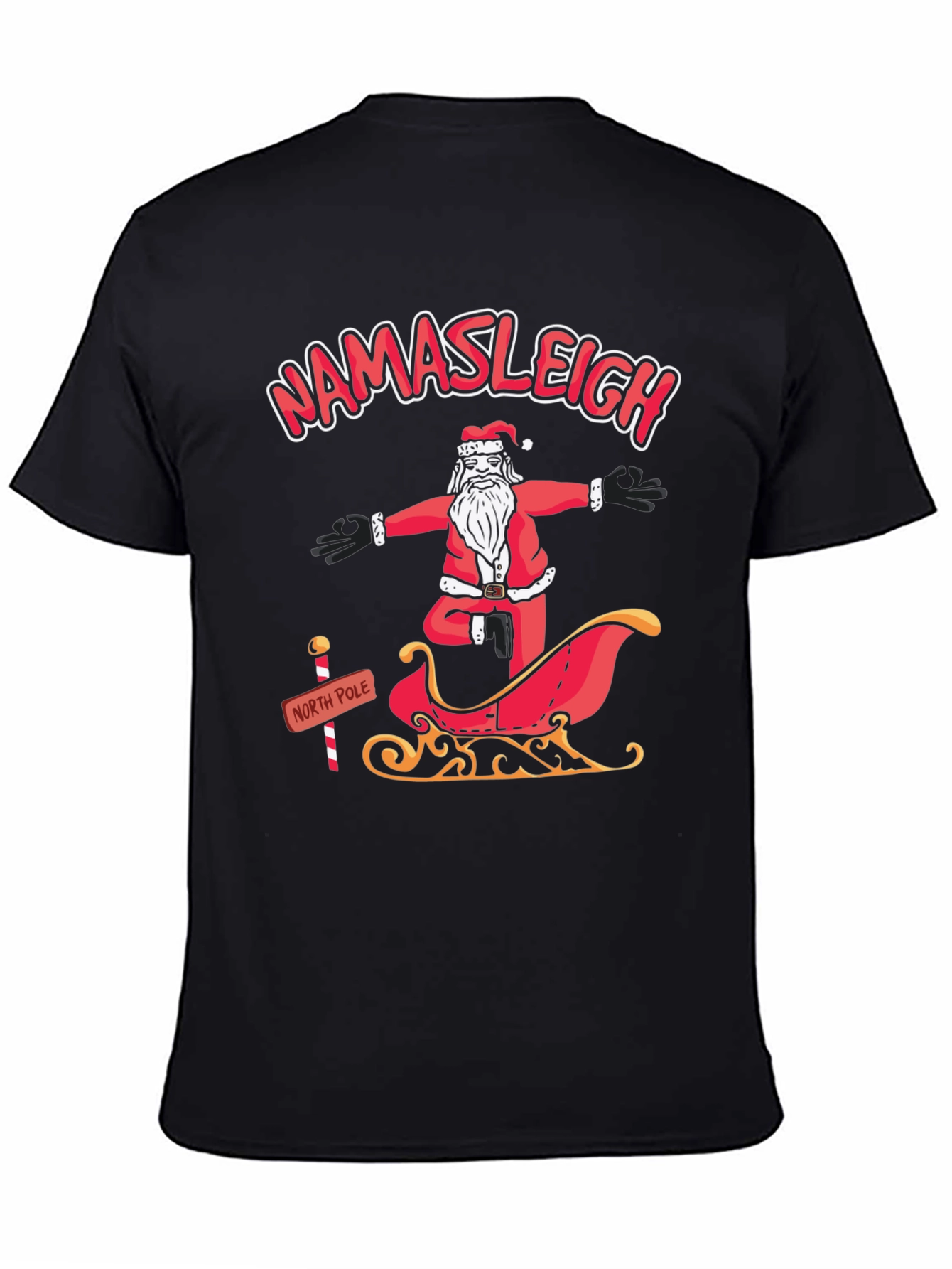 Namasleigh Yoga Santa T-Shirt