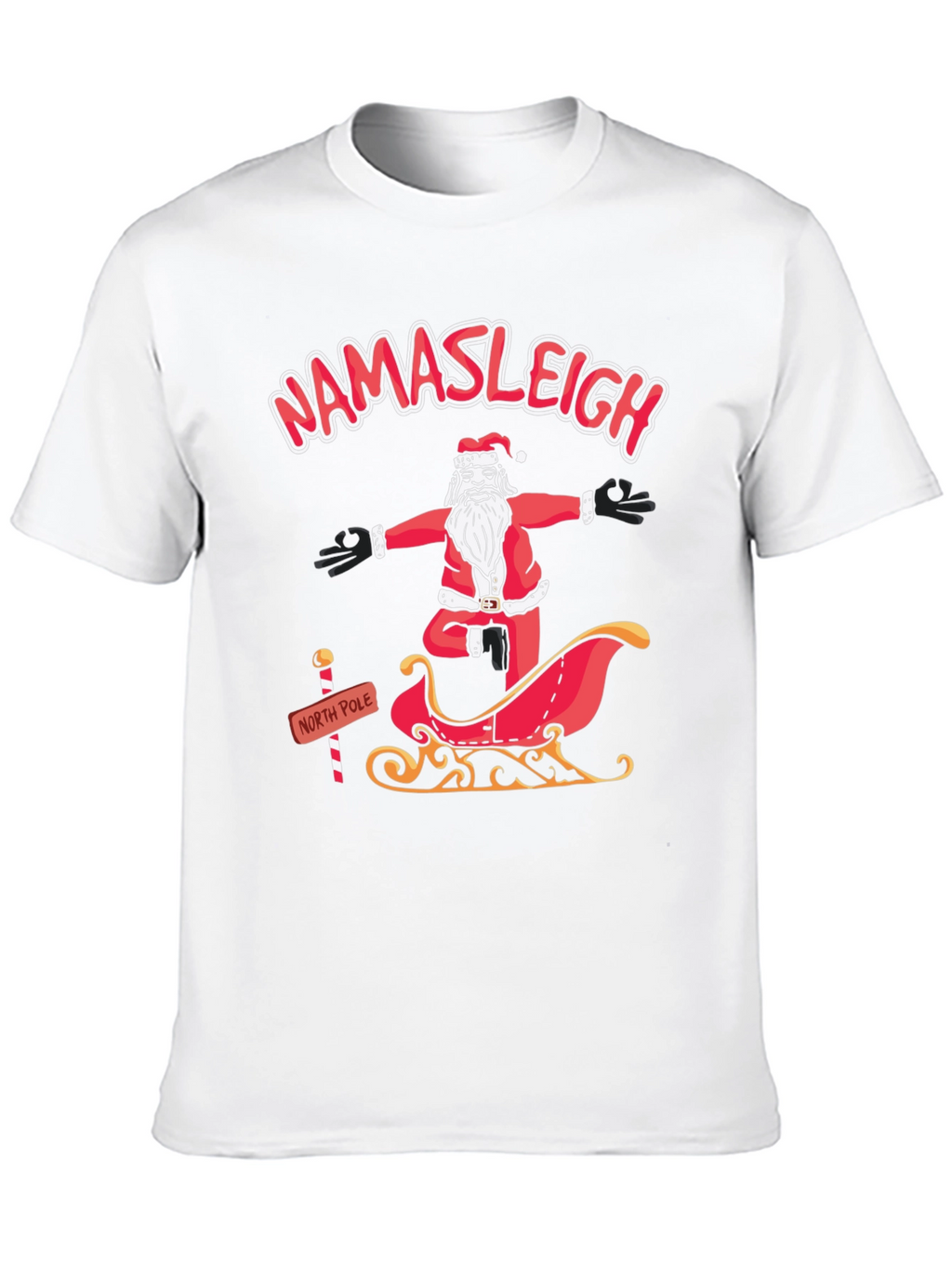 Namasleigh Yoga Santa T-Shirt