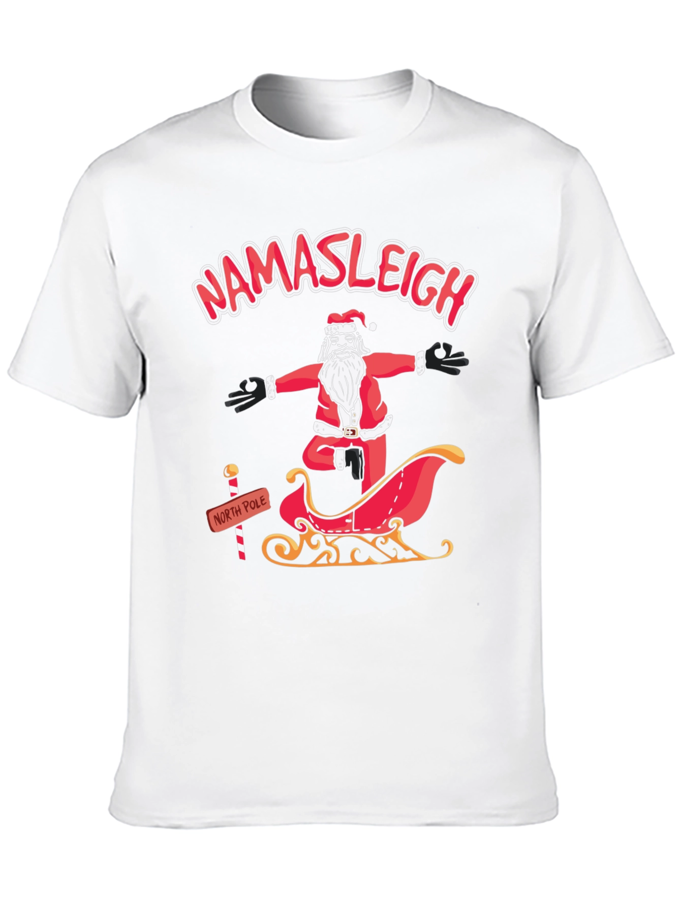 Namasleigh Yoga Santa T-Shirt