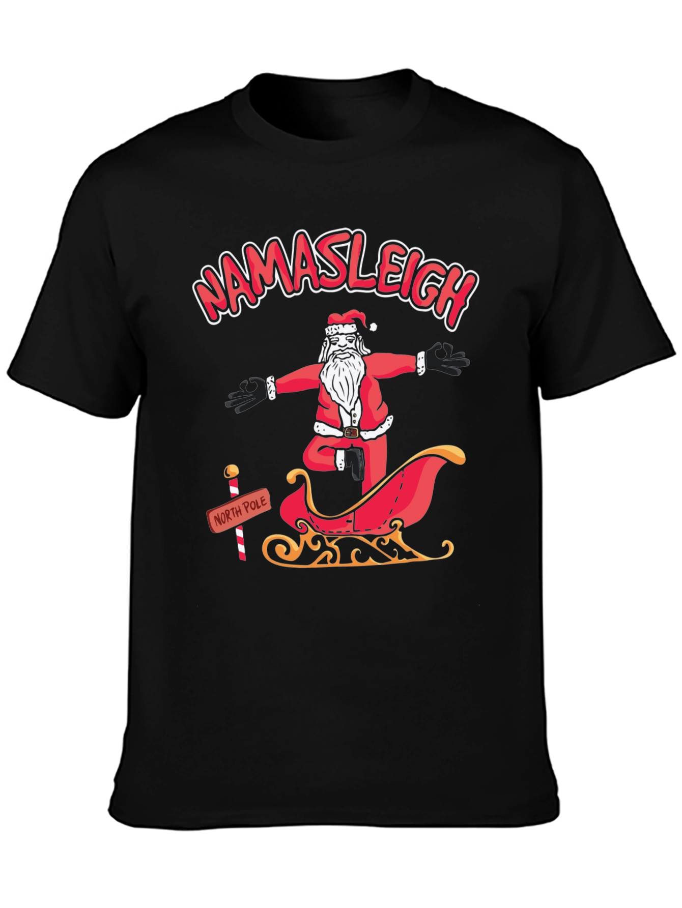Namasleigh Yoga Santa T-Shirt