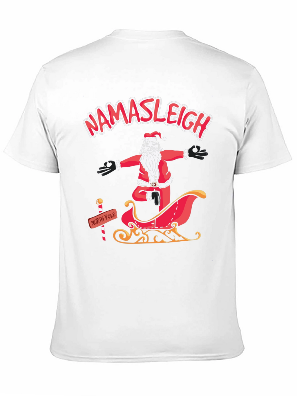 Namasleigh Yoga Santa T-Shirt