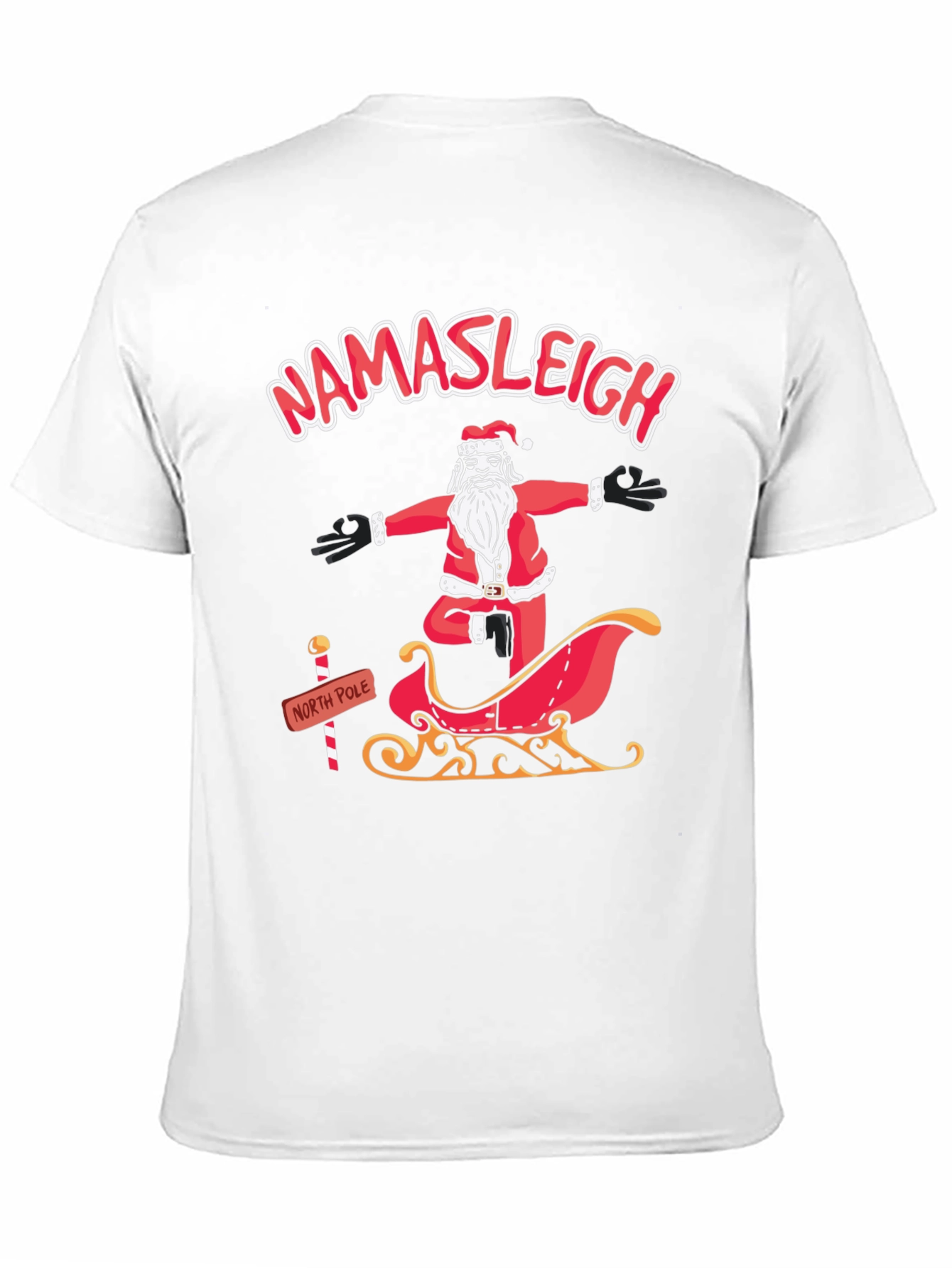 Namasleigh Yoga Santa T-Shirt
