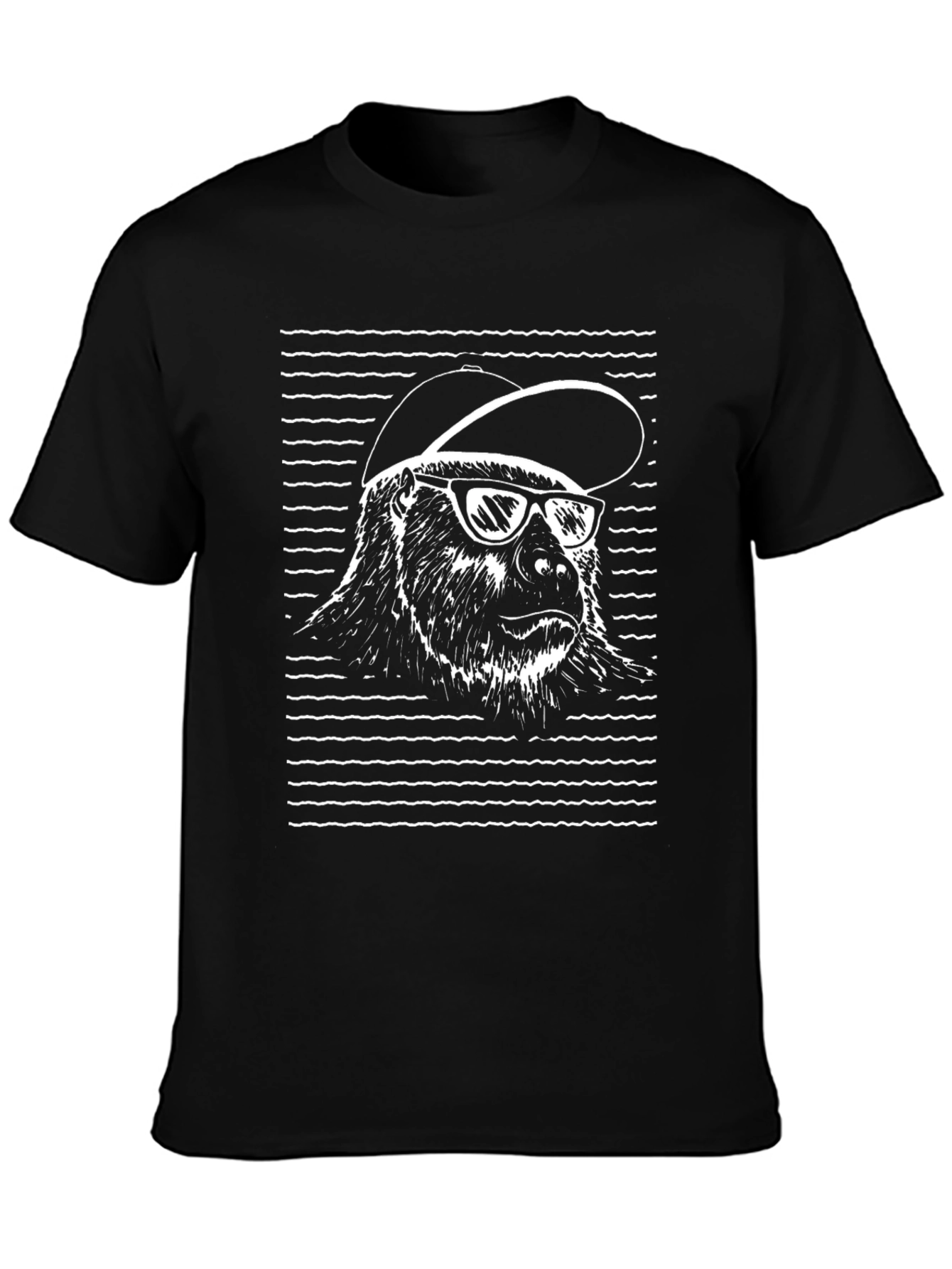 Cool Gorilla Graphic Tee - Black Cotton T-Shirt