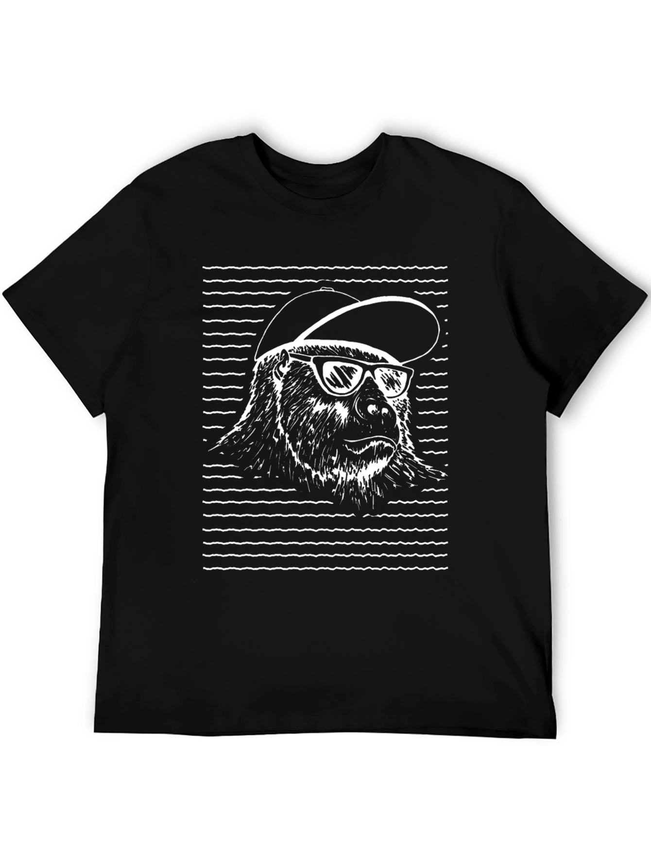 Cool Gorilla Graphic Tee - Black Cotton T-Shirt