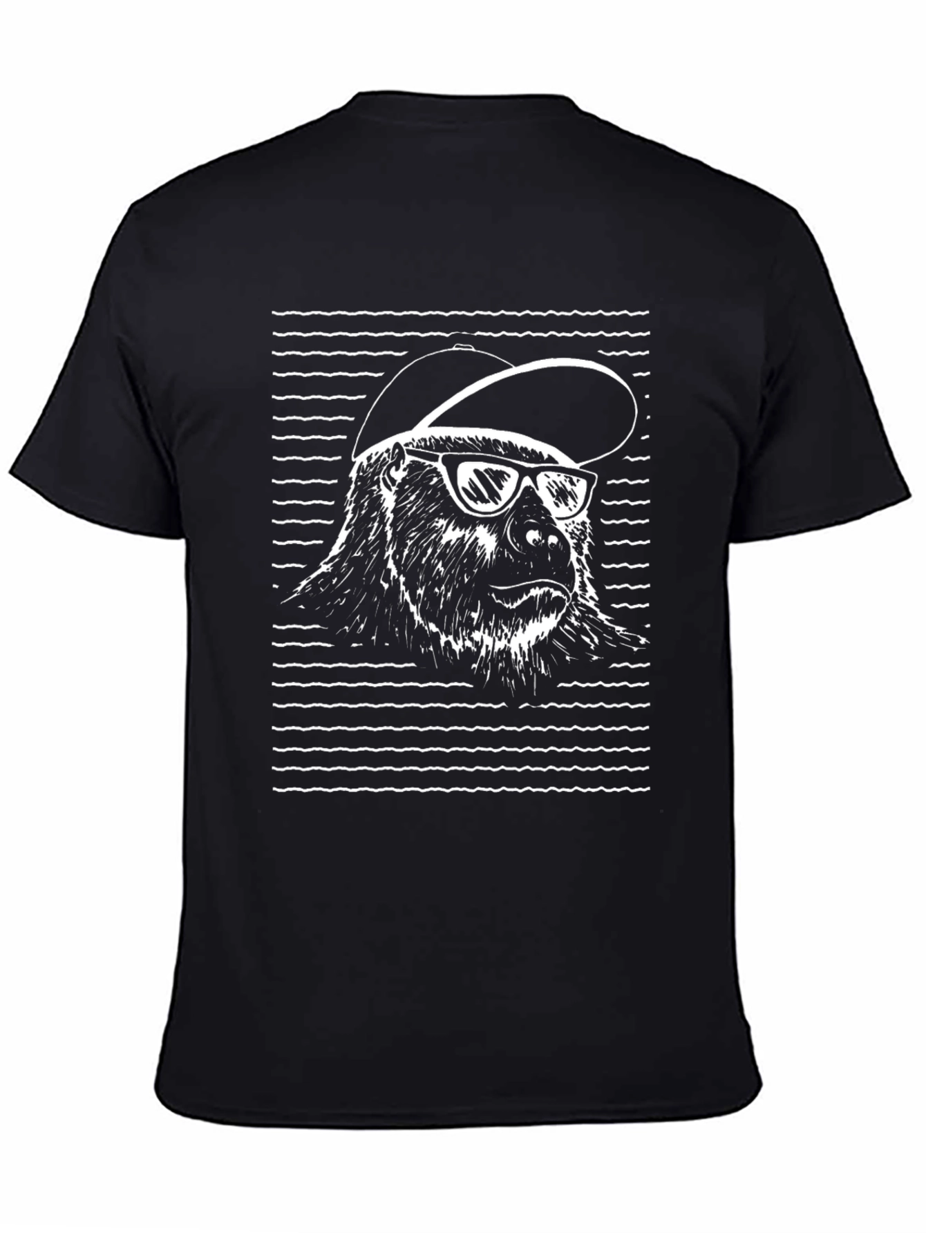 Cool Gorilla Graphic Tee - Black Cotton T-Shirt