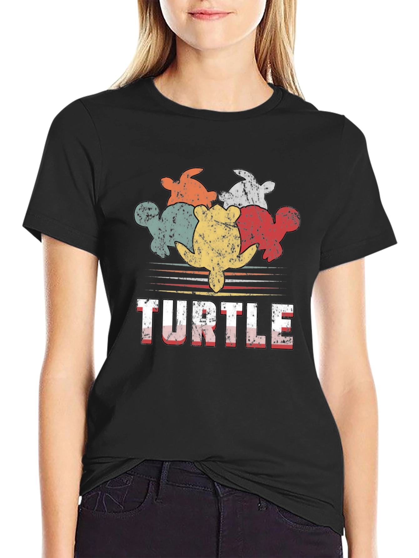 Retro Turtle T-Shirt - Vintage Style Tee