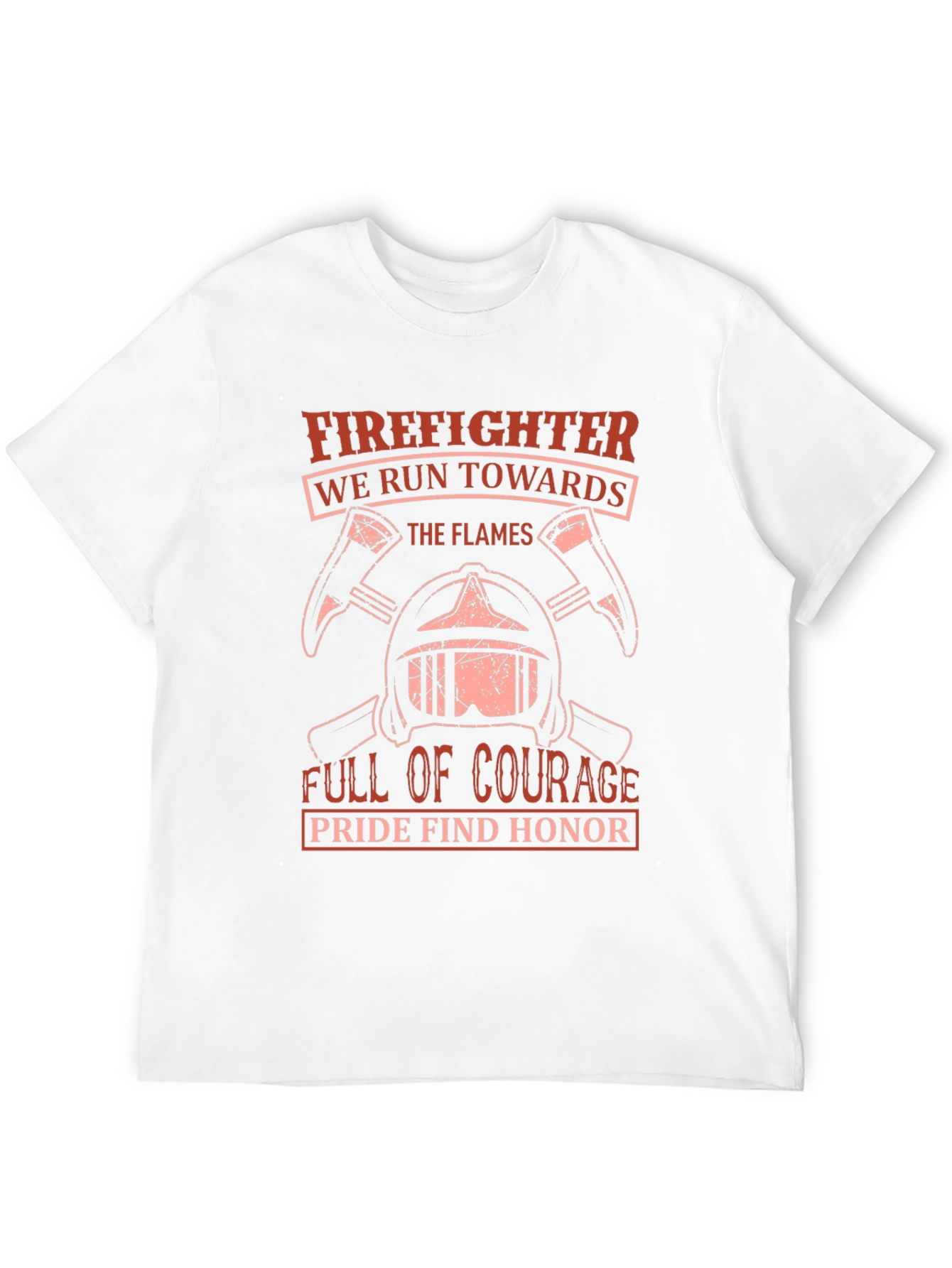 Firefighter T-Shirt - Courage & Honor Design