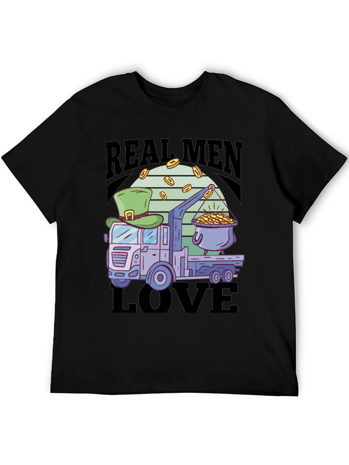 Real Men Love Trucks St. Patricks Day T-Shirt