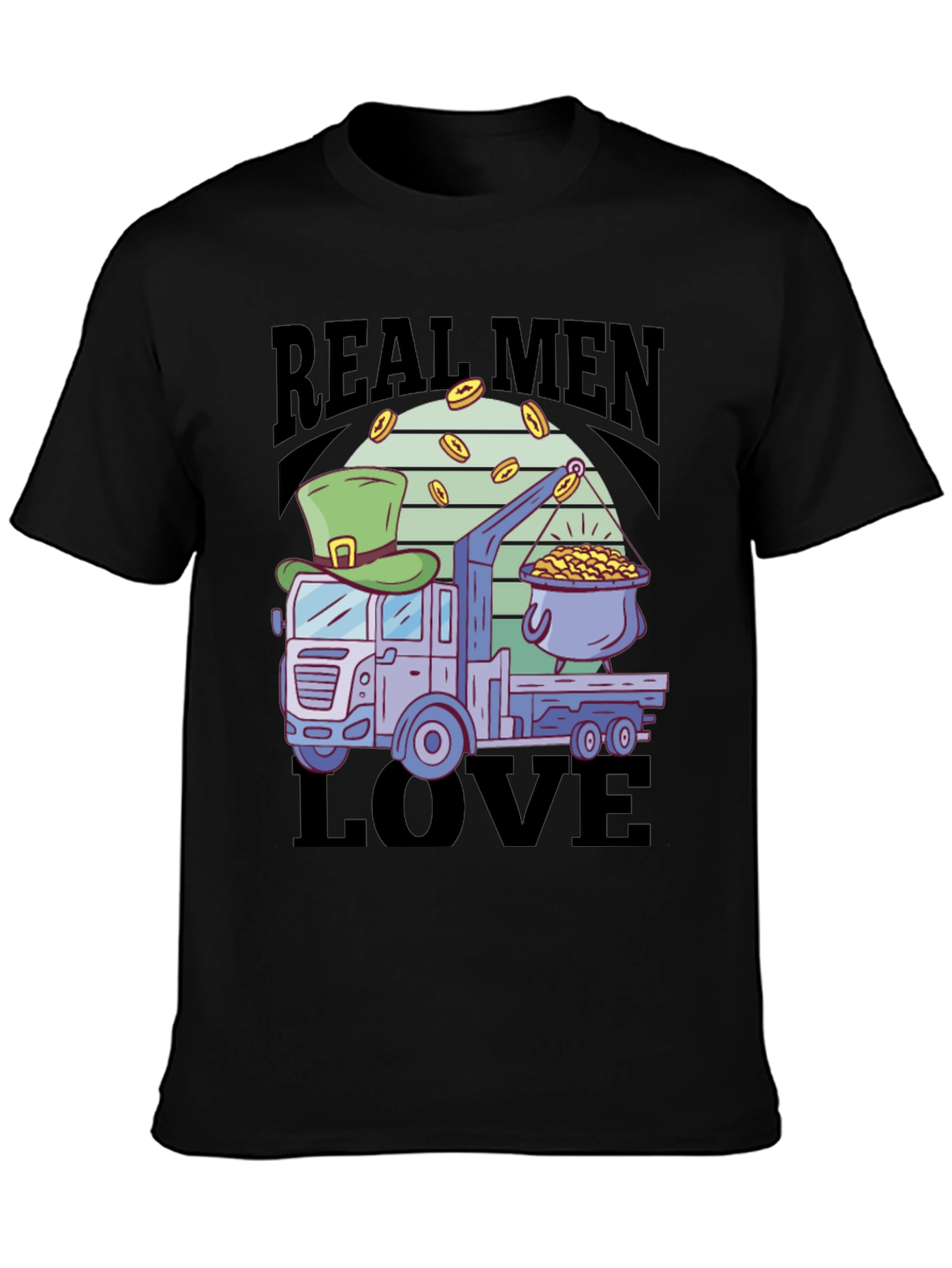 Real Men Love Trucks St. Patricks Day T-Shirt