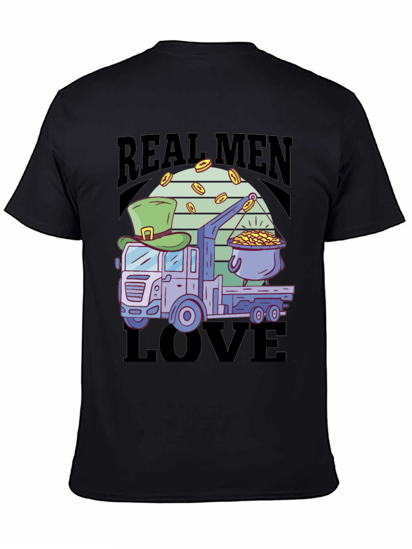 Real Men Love Trucks St. Patricks Day T-Shirt