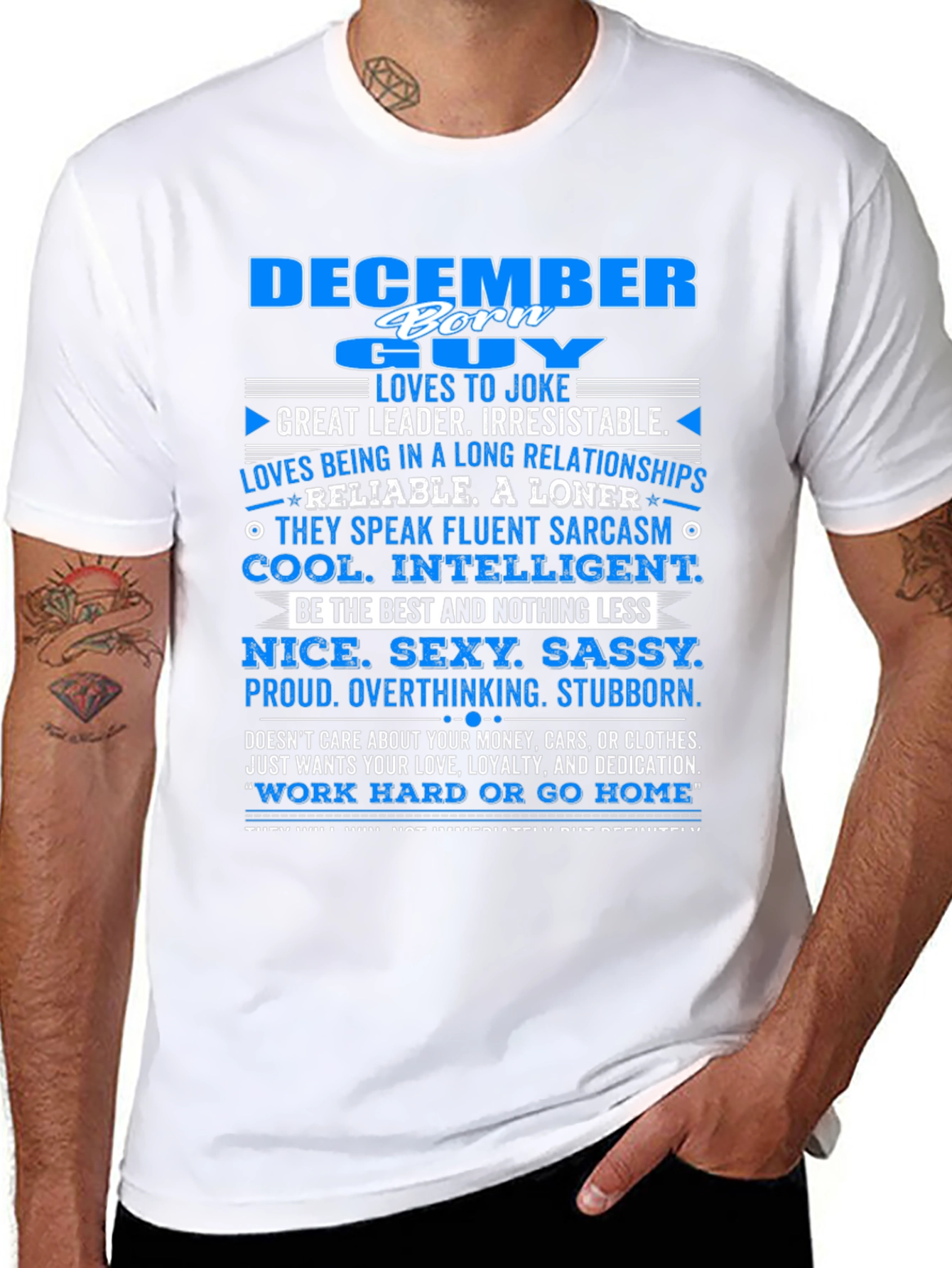 December Born Guy T-Shirt