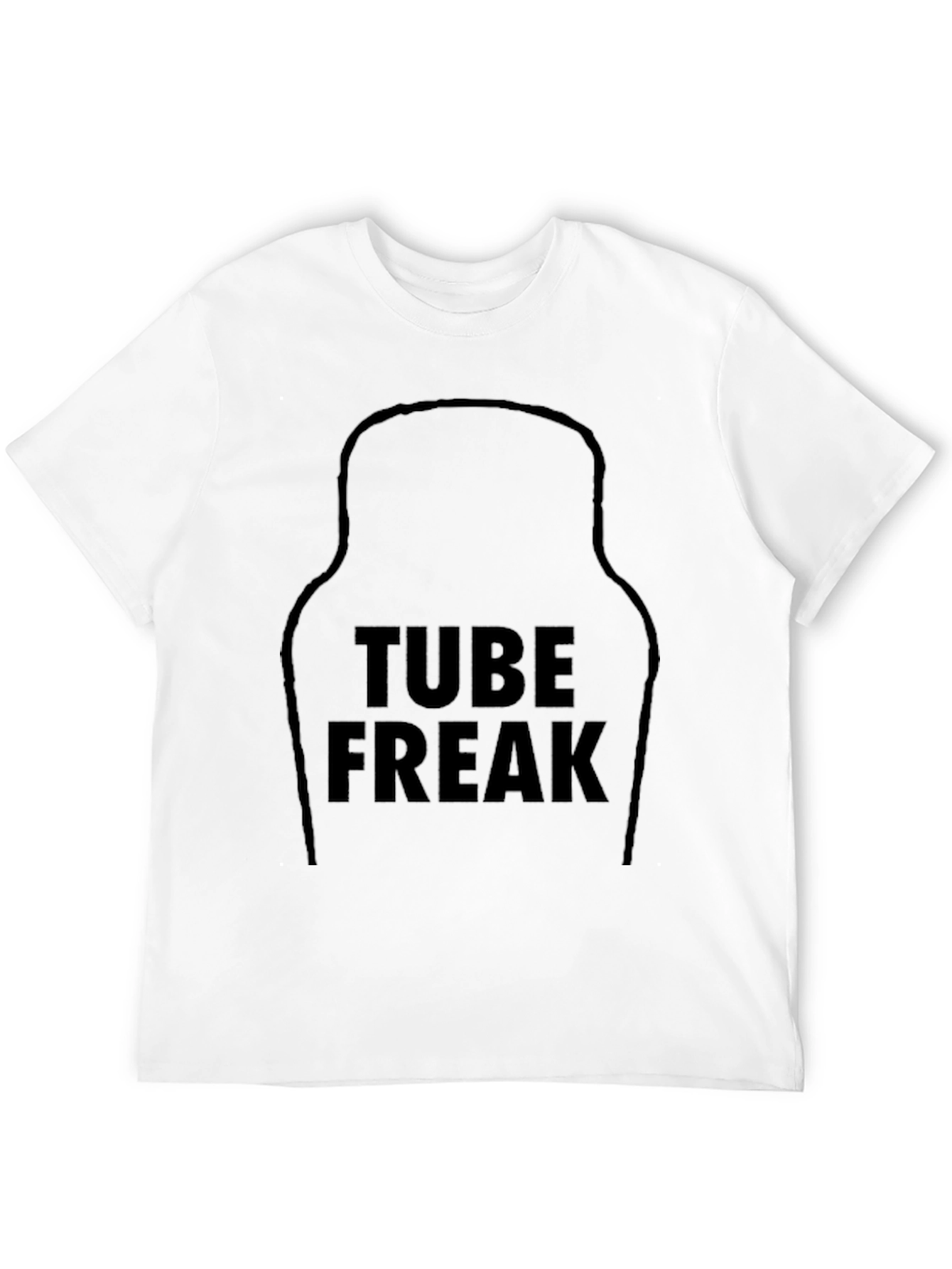 Tube Freak Black Graphic Tee