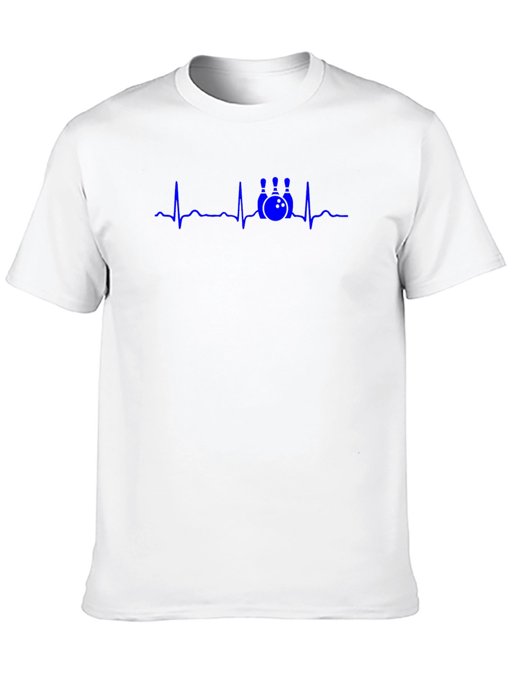 Bowling Heartbeat T-Shirt - Black