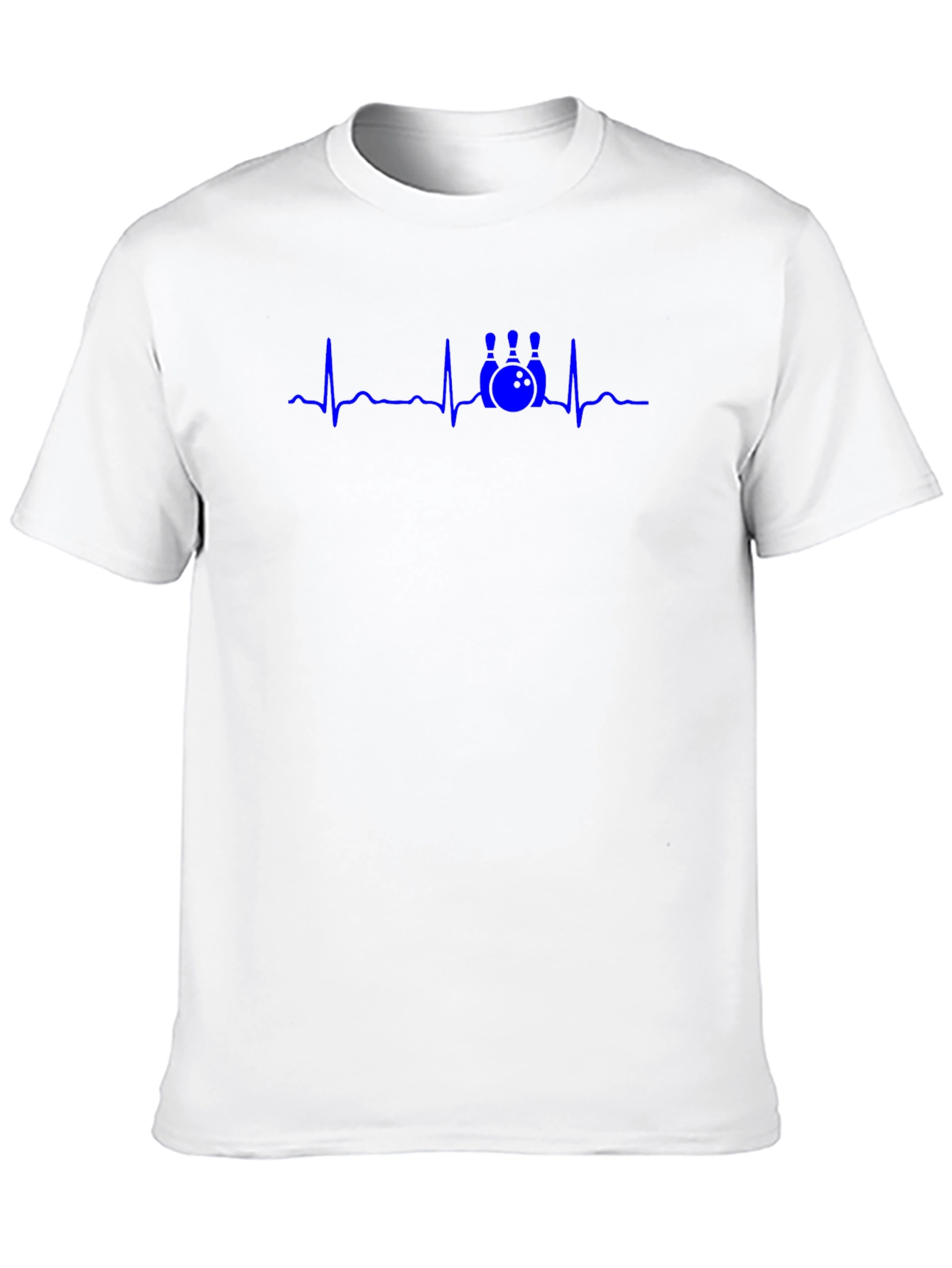 Bowling Heartbeat T-Shirt - Black