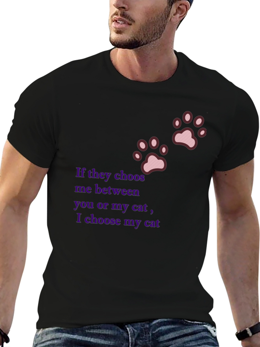 I Choose My Cat Tee