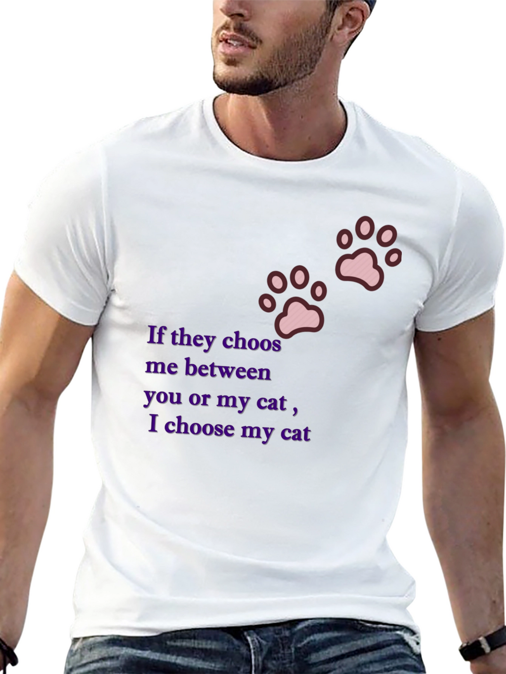 I Choose My Cat Tee