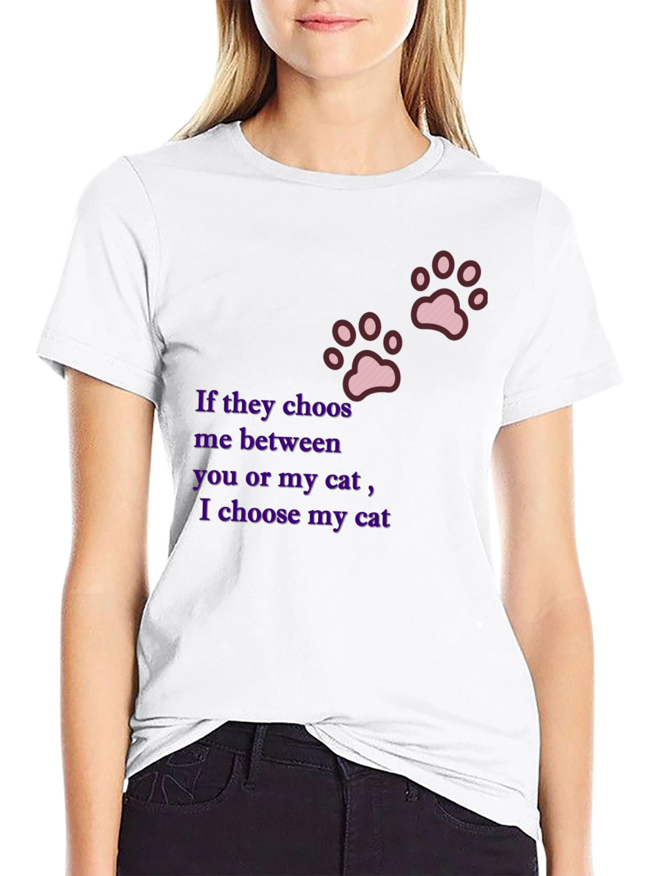 I Choose My Cat Tee