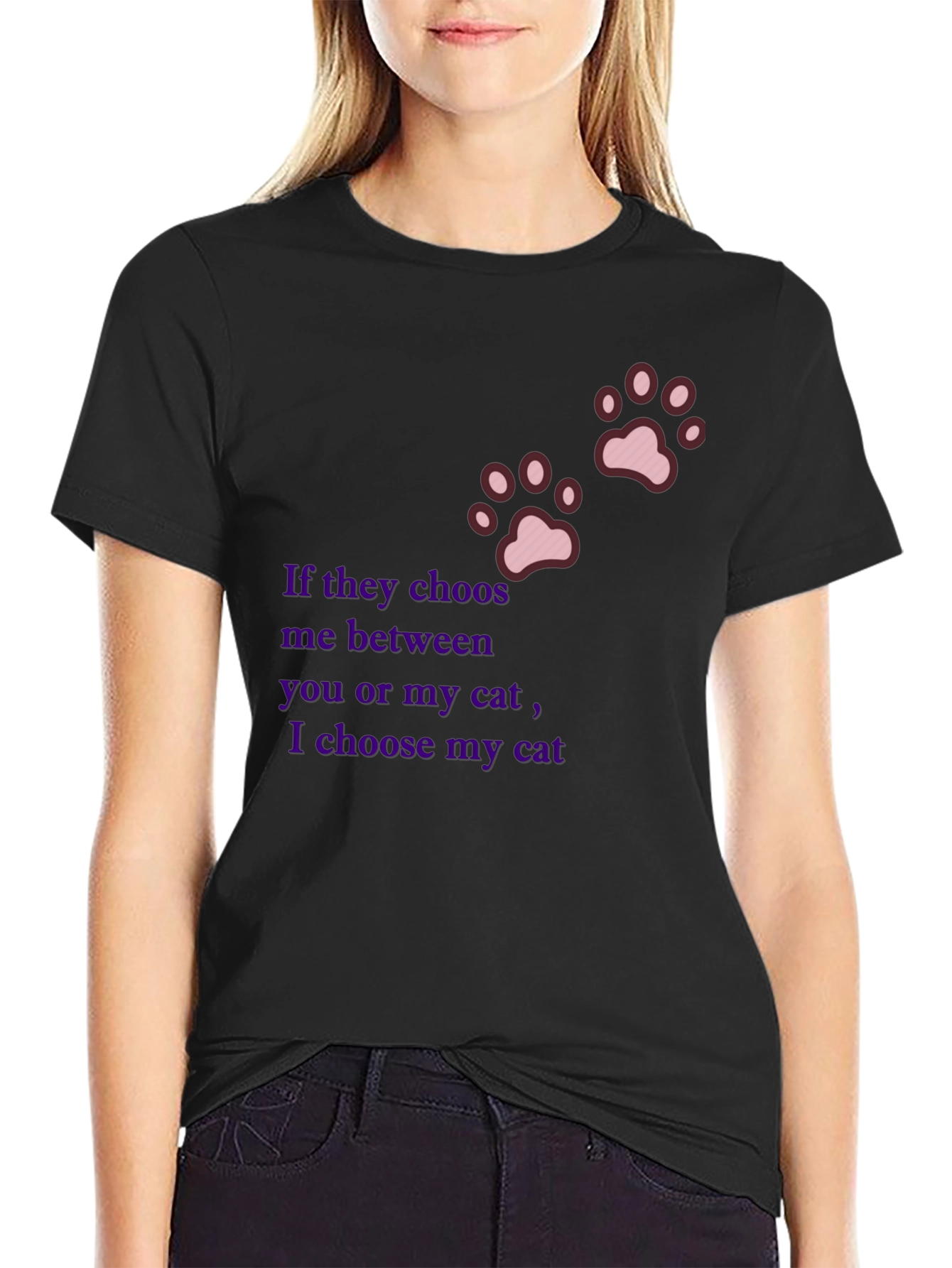 I Choose My Cat Tee