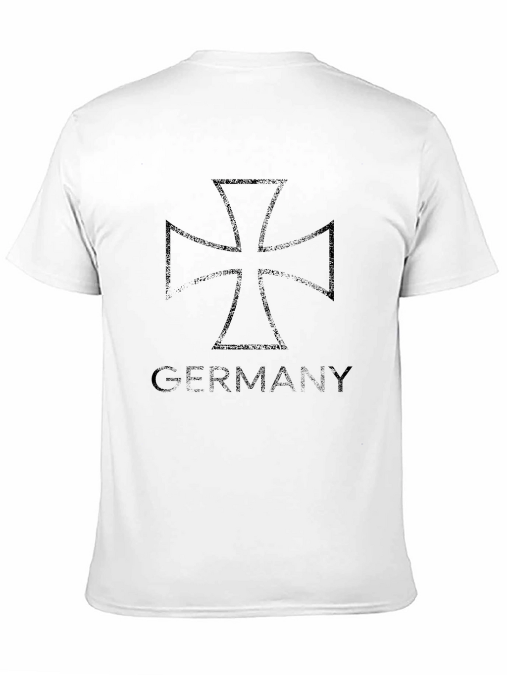 Germany Iron Cross Graphic Black T-Shirt