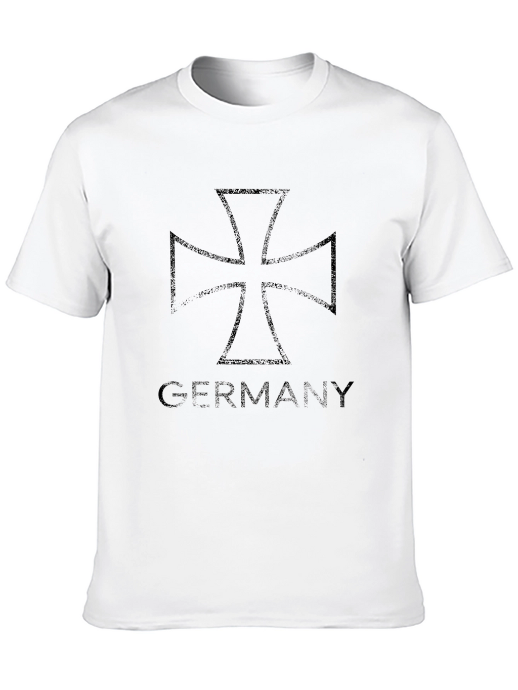Germany Iron Cross Graphic Black T-Shirt