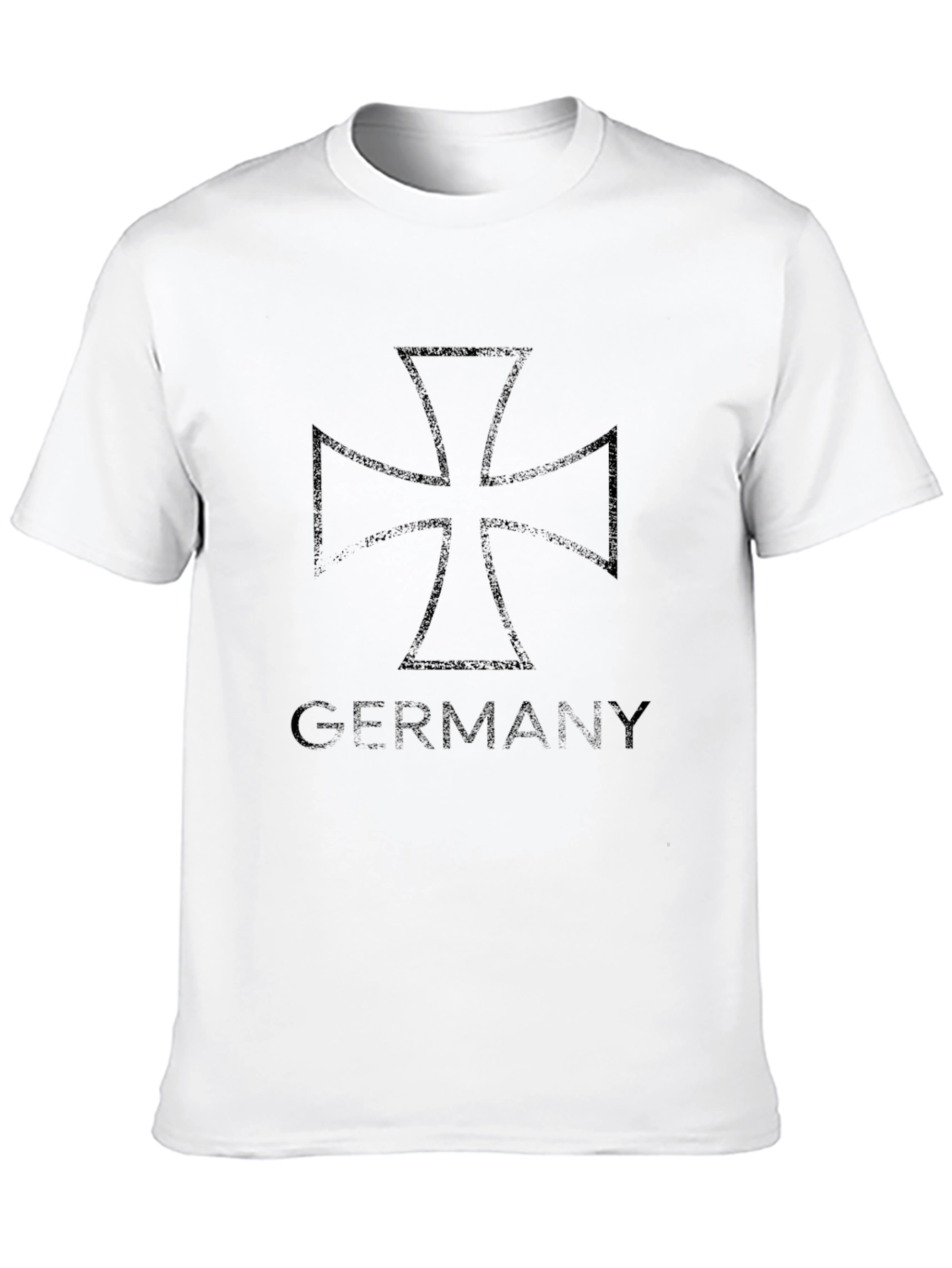Germany Iron Cross Graphic Black T-Shirt