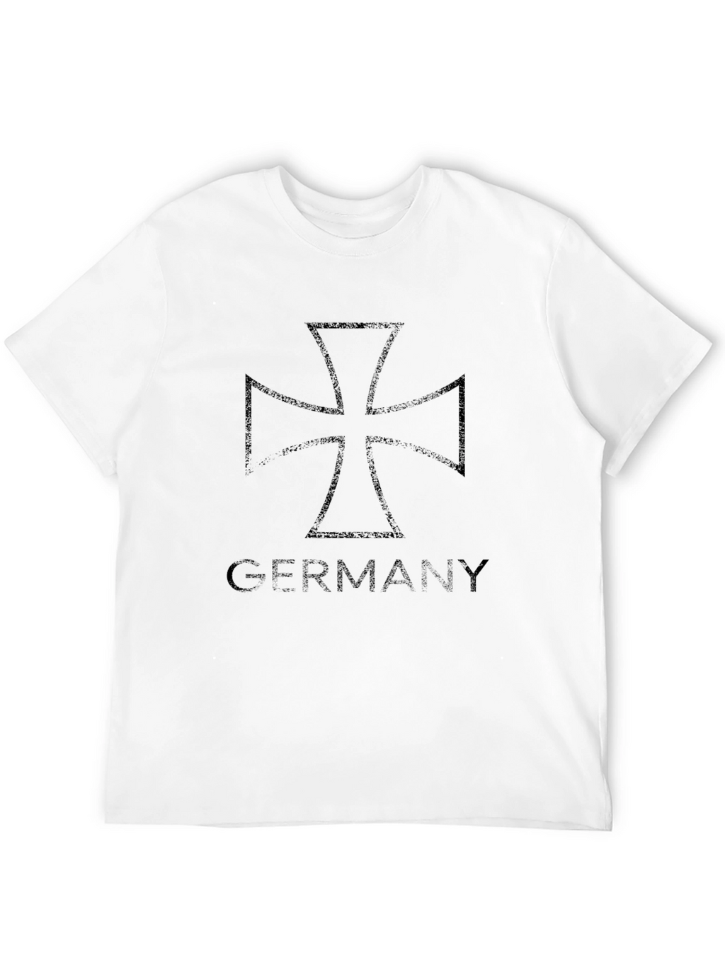 Germany Iron Cross Graphic Black T-Shirt
