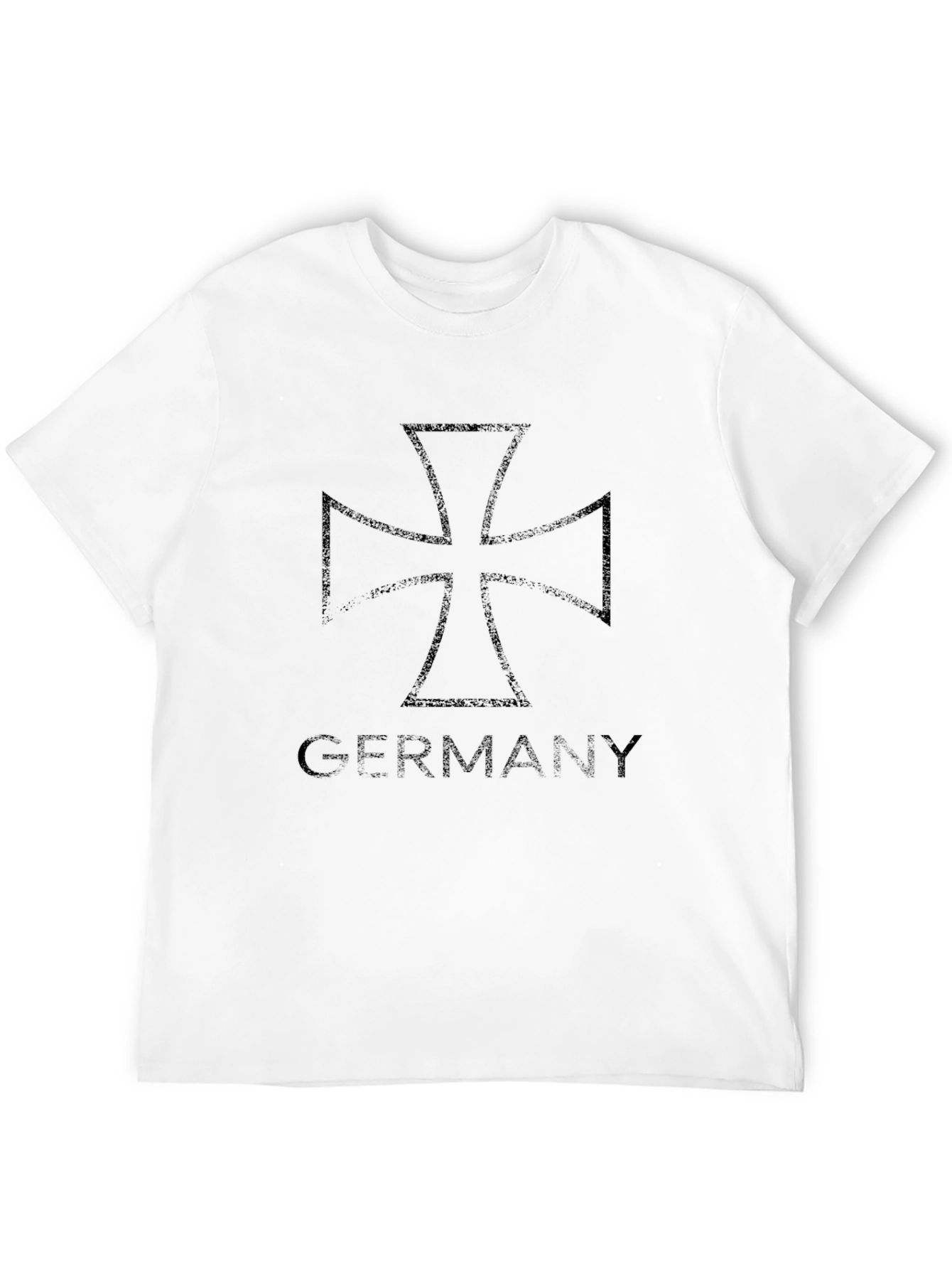 Germany Iron Cross Graphic Black T-Shirt